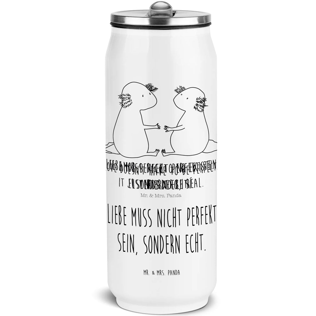 Getränkedosen Trinkflasche Axolotl Liebe Getränkedose, Trinkflasche, Axolotl, Molch, Axolot, Schwanzlurch, Lurch, Lurche, Liebe, große Liebe, Liebesbeweis, Freund, Verlobter, Ehemann, Jahrestag, Valentinstag