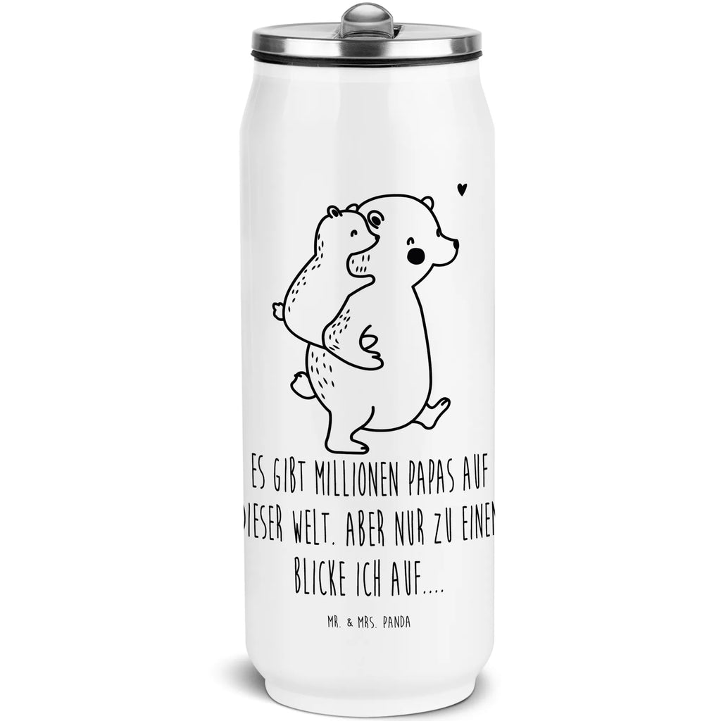 Getränkedosen Trinkflasche Papa Bär Getränkedose, Trinkflasche, Familie, Vatertag, Muttertag, Bruder, Schwester, Mama, Papa, Oma, Opa, Geschenk, Vater, Papi, Vati, Onkel, Geburtstag