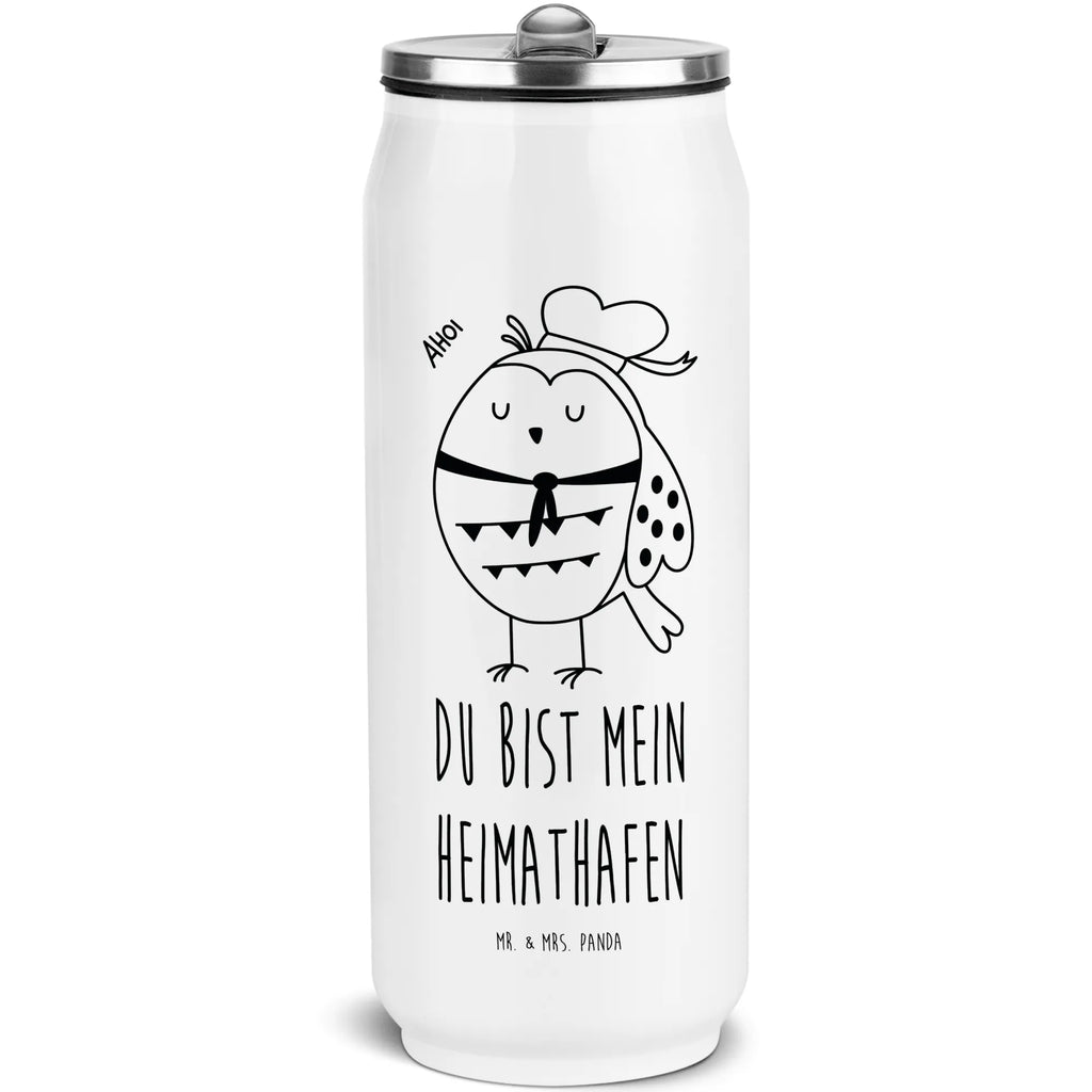 Getränkedosen Trinkflasche Eule Matrose Getränkedose, Trinkflasche, Eule, Eule Spruch, Eule Deko, Owl, Wortspiel lustig, Matrose, Freundin, Ehe, Seefahrer, Heimathafen, Hochzeitstag Geschenk