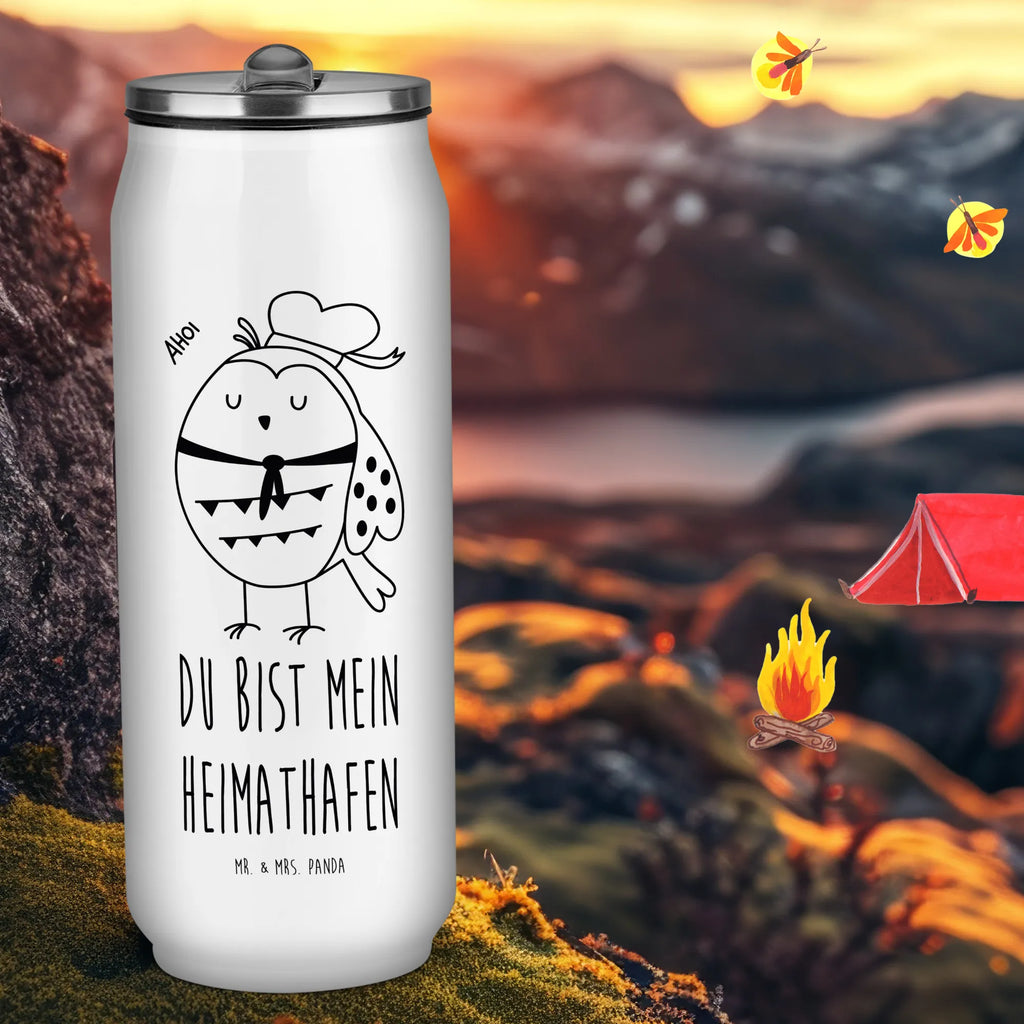 Getränkedosen Trinkflasche Eule Matrose Getränkedose, Trinkflasche, Eule, Eule Spruch, Eule Deko, Owl, Wortspiel lustig, Matrose, Freundin, Ehe, Seefahrer, Heimathafen, Hochzeitstag Geschenk