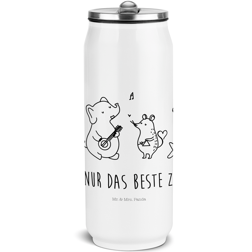 Getränkedosen Trinkflasche Big Band Getränkedose, Trinkflasche, Tiermotive, Gute Laune, lustige Sprüche, Tiere, Hund, Pinguin, Maus, Elefant, Delfin, Gitarre, Band, Triangel, Musikanten, Musik