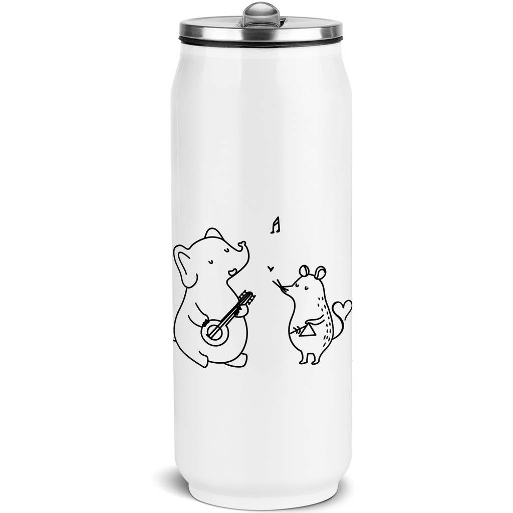 Getränkedosen Trinkflasche Big Band Getränkedose, Trinkflasche, Tiermotive, Gute Laune, lustige Sprüche, Tiere, Hund, Pinguin, Maus, Elefant, Delfin, Gitarre, Band, Triangel, Musikanten, Musik