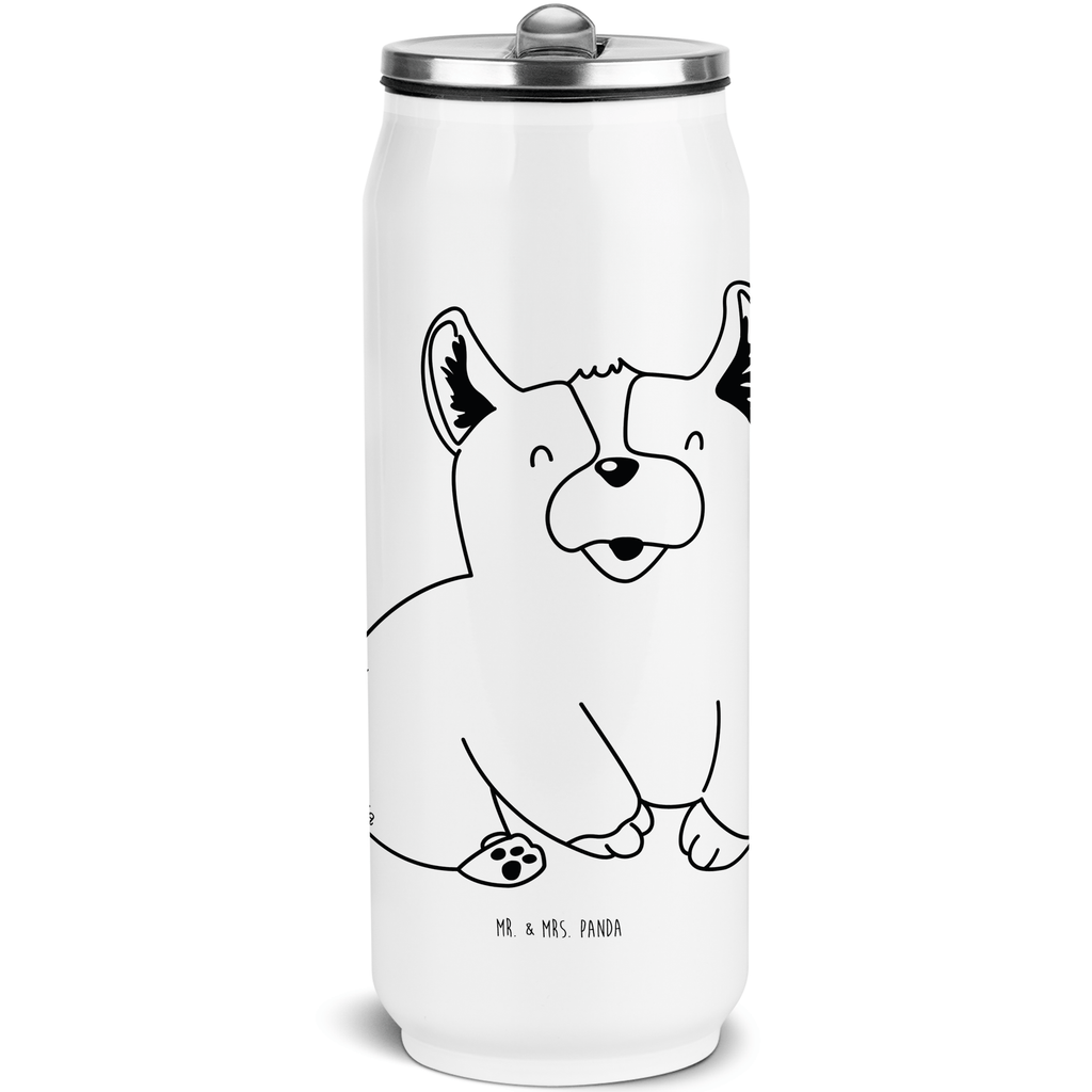 Getränkedosen Trinkflasche Corgie Getränkedose, Trinkflasche, Hund, Hundemotiv, Haustier, Hunderasse, Tierliebhaber, Hundebesitzer, Sprüche, Corgie, Welsh Corgie Pembroke, britisch, Motivation, Spruch, Hundespruch, Lebensfreude