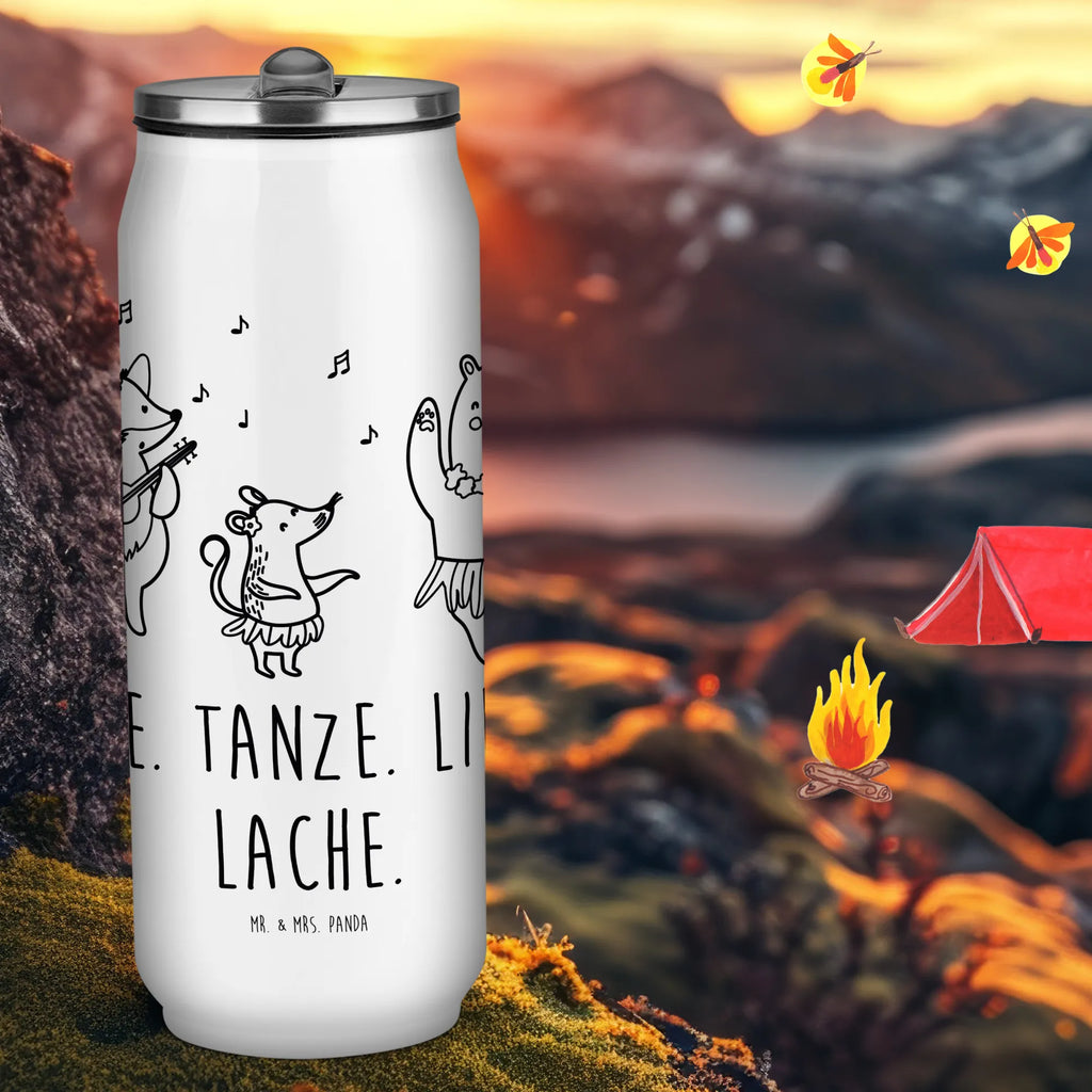 Getränkedosen Trinkflasche Waldtiere Aloha Getränkedose, Trinkflasche, Tiermotive, Gute Laune, lustige Sprüche, Tiere, Wald, Waldtiere, Musik, Aloha, Bär, Hase, Igel, Tanzen, Leben, Lachen