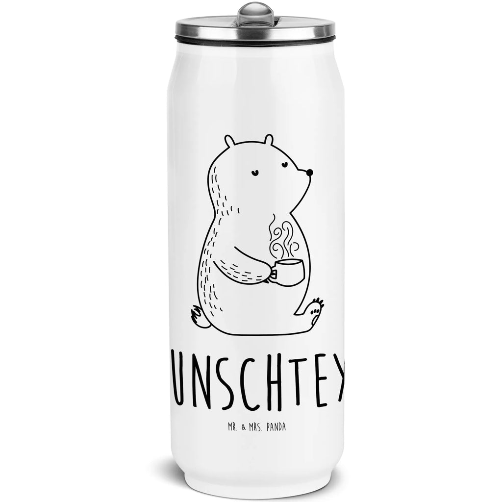 Personalisierte Getränkedosen Trinkflasche Bär Kaffee Personalisierte Getränkedose, Personalisierte Trinkflasche, Trinkflasche mit Namen, Bär, Teddy, Teddybär, Kaffee, Coffee, Bären, guten Morgen, Morgenroutine, Welt erobern, Welt retten, Motivation