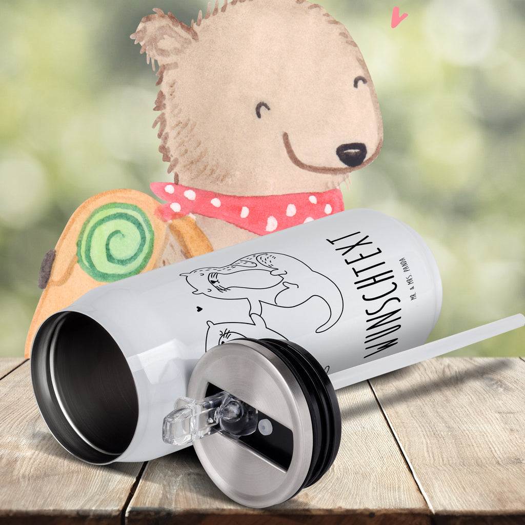 Personalisierte Getränkedosen Trinkflasche Otter Hände halten Personalisierte Getränkedose, Personalisierte Trinkflasche, Trinkflasche mit Namen, Otter, Fischotter, Seeotter, Otter Seeotter See Otter