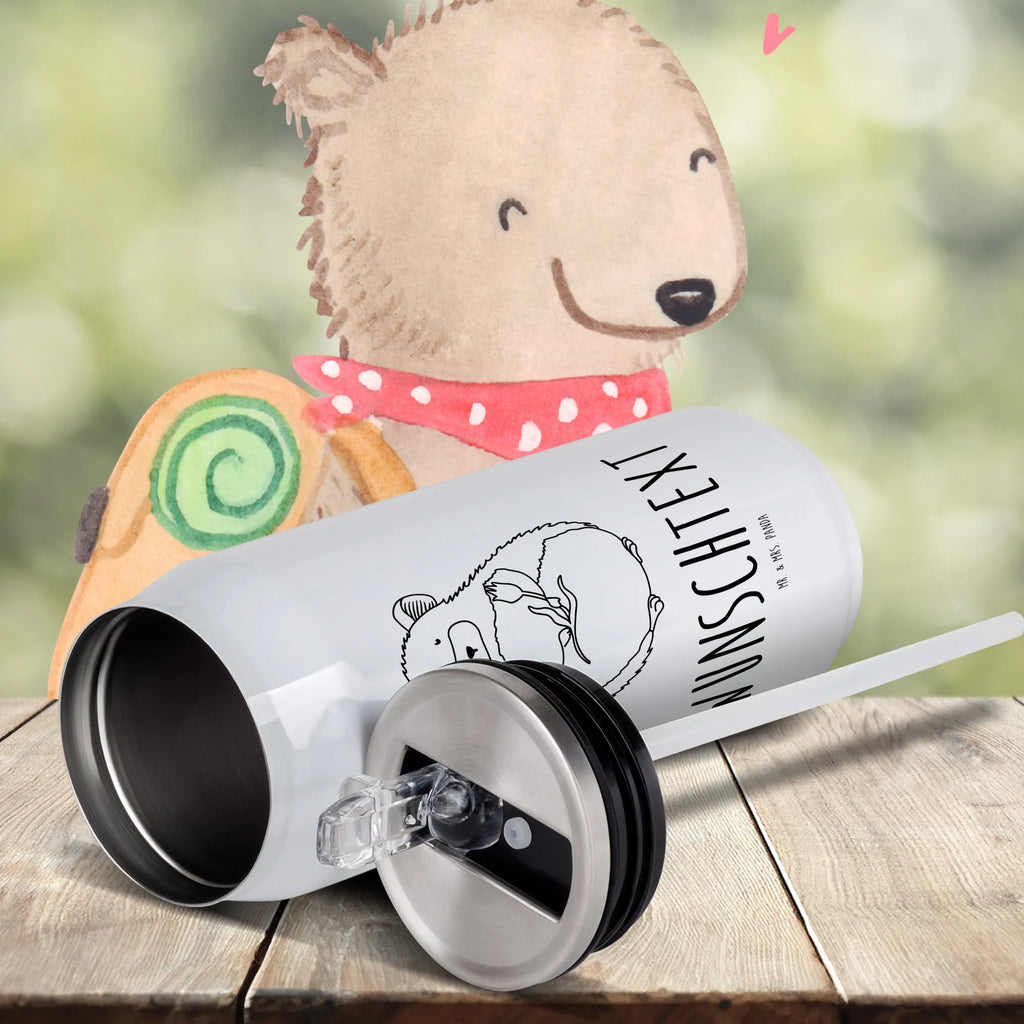 Personalisierte Getränkedosen Trinkflasche Chinchilla Blume Personalisierte Getränkedose, Personalisierte Trinkflasche, Trinkflasche mit Namen, Tiermotive, Gute Laune, lustige Sprüche, Tiere, Chinchilla, Chinchillas, Liebeskummer, Kummer, Depressionen, traurig sein, Chaos, Glücklichsein, Büro, Büroalltag