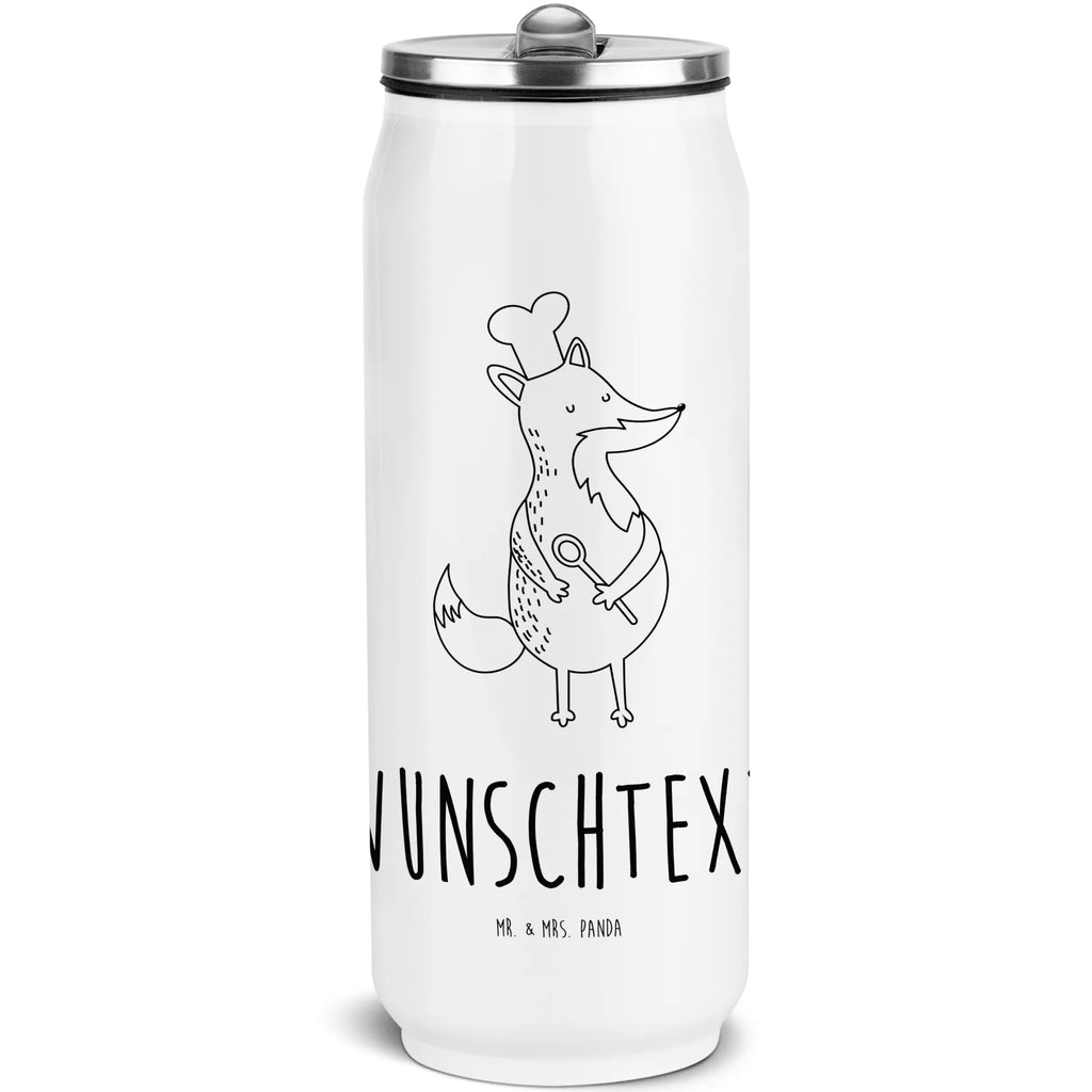 Personalisierte Getränkedosen Trinkflasche Fuchs Koch Personalisierte Getränkedose, Personalisierte Trinkflasche, Trinkflasche mit Namen, Fuchs, Füchse, Koch Geschenk, Küche Spruch, Küche Deko, Köche, Bäcker, Party Spruch, Spruch lustig, witzig