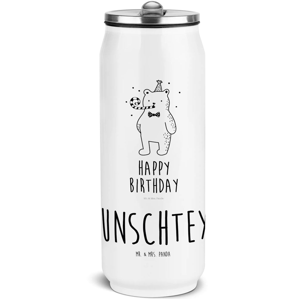 Personalisierte Getränkedosen Trinkflasche Bär Geburtstag Personalisierte Getränkedose, Personalisierte Trinkflasche, Trinkflasche mit Namen, Bär, Teddy, Teddybär, Happy Birthday, Alles Gute, Glückwunsch, Geburtstag