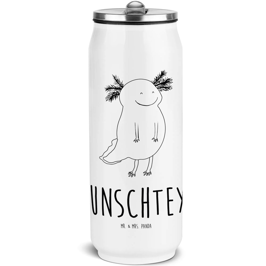 Personalisierte Getränkedosen Trinkflasche Axolotl Glücklich Personalisierte Getränkedose, Personalisierte Trinkflasche, Trinkflasche mit Namen, Axolotl, Molch, Axolot, Schwanzlurch, Lurch, Lurche, Motivation, gute Laune