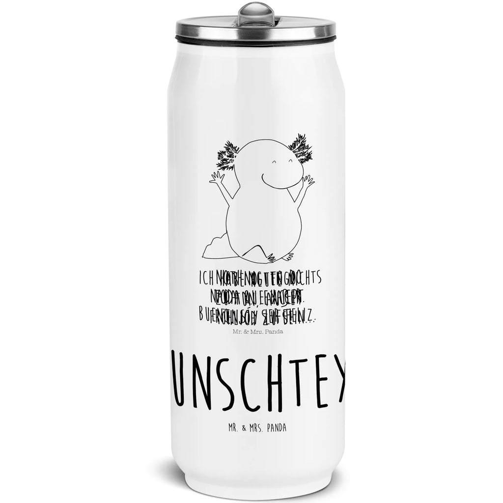 Personalisierte Getränkedosen Trinkflasche Axolotl Hurra Personalisierte Getränkedose, Personalisierte Trinkflasche, Trinkflasche mit Namen, Axolotl, Molch, Axolot, Schwanzlurch, Lurch, Lurche, fröhlich, Spaß, Freude, Motivation, Zufriedenheit