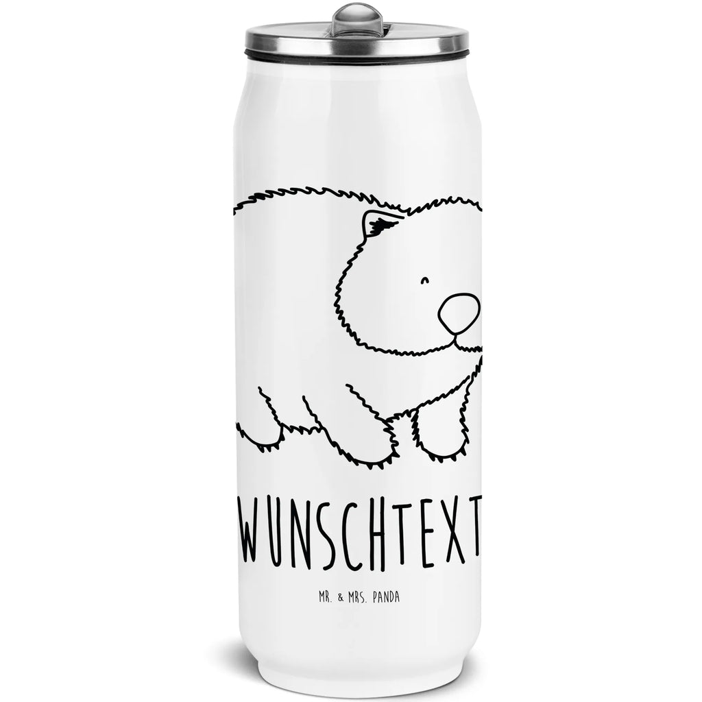 Personalisierte Getränkedosen Trinkflasche Wombat Personalisierte Getränkedose, Personalisierte Trinkflasche, Trinkflasche mit Namen, Tiermotive, Gute Laune, lustige Sprüche, Tiere, Wombat, Das Leben ist schön, Motivation, Spruch, Australien