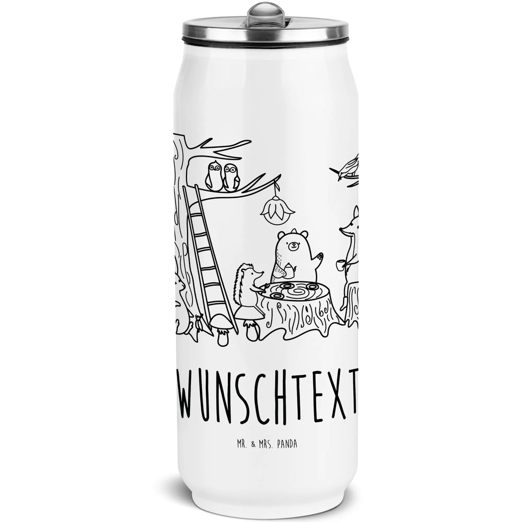 Personalisierte Getränkedosen Trinkflasche Waldtiere Picknick Personalisierte Getränkedose, Personalisierte Trinkflasche, Trinkflasche mit Namen, Tiermotive, Gute Laune, lustige Sprüche, Tiere, Waldtiere, Picknick, Wald, Fuchs, Hase, Igel, Maus, Eichhörnchen