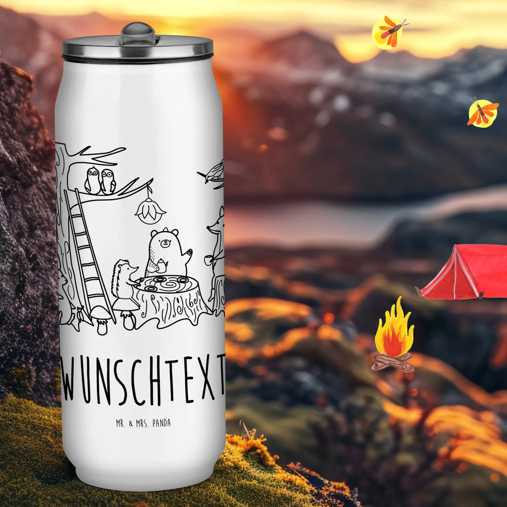 Personalisierte Getränkedosen Trinkflasche Waldtiere Picknick Personalisierte Getränkedose, Personalisierte Trinkflasche, Trinkflasche mit Namen, Tiermotive, Gute Laune, lustige Sprüche, Tiere, Waldtiere, Picknick, Wald, Fuchs, Hase, Igel, Maus, Eichhörnchen