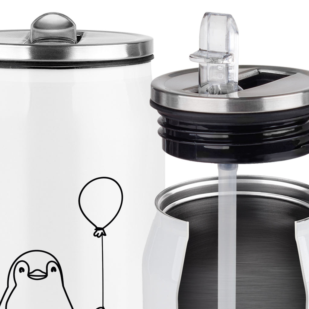 Personalisierte Getränkedosen Trinkflasche Pinguin Luftballon Personalisierte Getränkedose, Personalisierte Trinkflasche, Trinkflasche mit Namen, Pinguin, Pinguine, Luftballon, Tagträume, Lebenslust, Geschenk Freundin, Geschenkidee, beste Freundin, Motivation, Neustart, neues Leben, Liebe, Glück