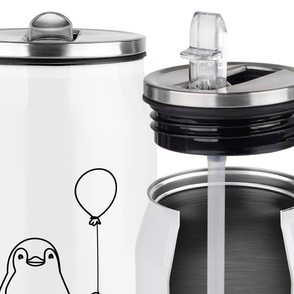 Personalisierte Getränkedosen Trinkflasche Pinguin Luftballon Personalisierte Getränkedose, Personalisierte Trinkflasche, Trinkflasche mit Namen, Pinguin, Pinguine, Luftballon, Tagträume, Lebenslust, Geschenk Freundin, Geschenkidee, beste Freundin, Motivation, Neustart, neues Leben, Liebe, Glück