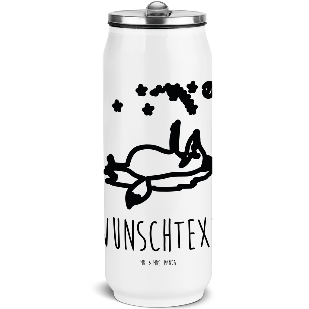 Personalisierte Getränkedosen Trinkflasche Fuchs Sterne Personalisierte Getränkedose, Personalisierte Trinkflasche, Trinkflasche mit Namen, Fuchs, Füchse, tröstende Worte, Spruch positiv, Spruch schön, Romantik, Always Look on the Bright Side of Life