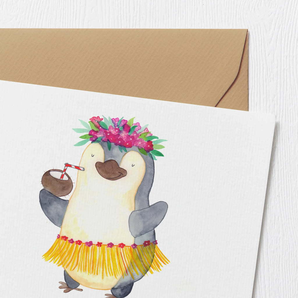 Personalisierte Deluxe Karte Pinguin Kokosnuss Personalisierte Grußkarte, Personalisiertere Klappkarte, Personalisierte Einladungskarte, Personalisierte Glückwunschkarte, Personalisierte Hochzeitskarte, Personalisierte Geburtstagskarte, Grußkarte mit Namen, Grußkarte selber drucken, Grußkarte selbst gestalten, Grußkarte mit persönlichen Nachrichten, Grußkarte als Geldgeschenk, Grußkarten personalisiert, Personalisierte Karte, Pinguin, Aloha, Hawaii, Urlaub, Kokosnuss, Pinguine