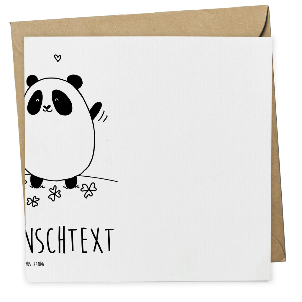 Personalisierte Deluxe Karte Panda Glück Personalisierte Grußkarte, Personalisiertere Klappkarte, Personalisierte Einladungskarte, Personalisierte Glückwunschkarte, Personalisierte Hochzeitskarte, Personalisierte Geburtstagskarte, Grußkarte mit Namen, Grußkarte selber drucken, Grußkarte selbst gestalten, Grußkarte mit persönlichen Nachrichten, Grußkarte als Geldgeschenk, Grußkarten personalisiert, Personalisierte Karte