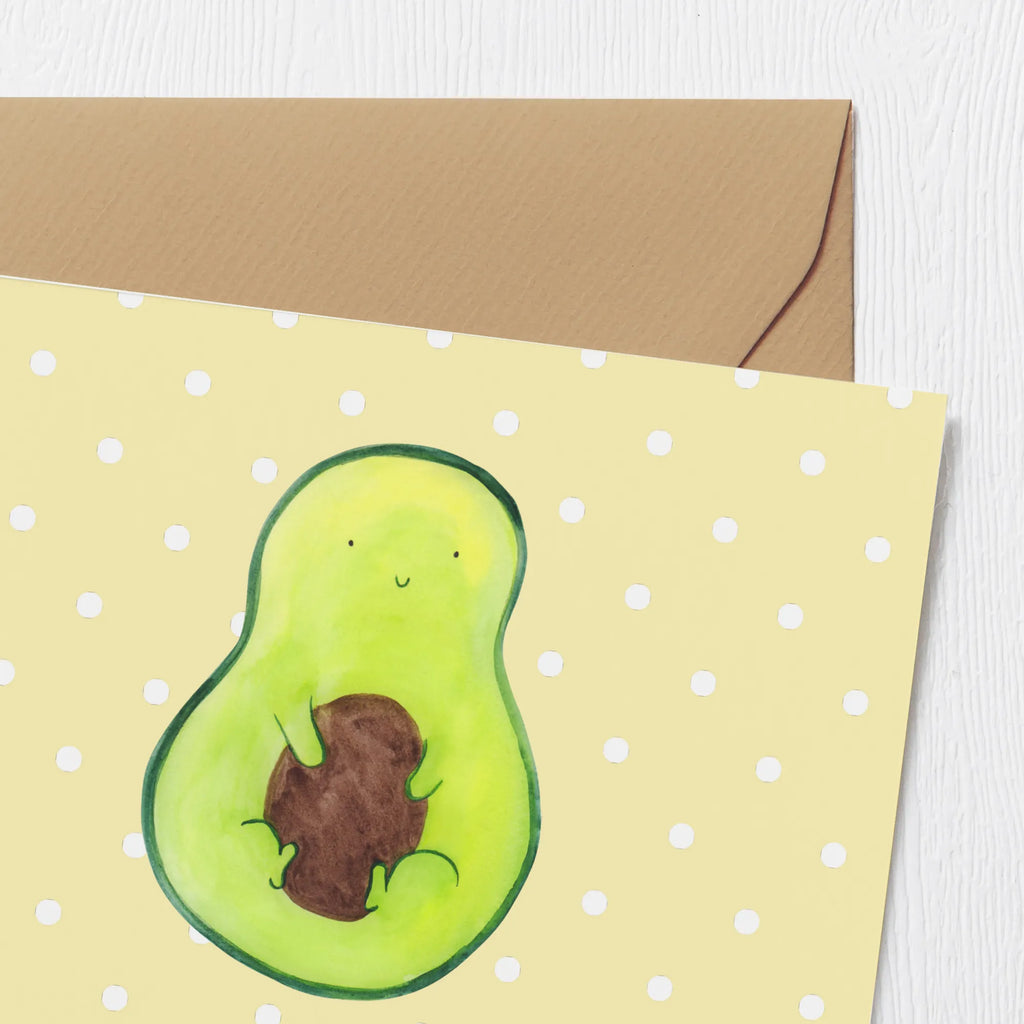 Personalisierte Deluxe Karte Avocado Kern Personalisierte Grußkarte, Personalisiertere Klappkarte, Personalisierte Einladungskarte, Personalisierte Glückwunschkarte, Personalisierte Hochzeitskarte, Personalisierte Geburtstagskarte, Grußkarte mit Namen, Grußkarte selber drucken, Grußkarte selbst gestalten, Grußkarte mit persönlichen Nachrichten, Grußkarte als Geldgeschenk, Grußkarten personalisiert, Personalisierte Karte, Avocado, Veggie, Vegan, Gesund, Avokado, Avocadokern, Kern, Pflanze, Spruch Leben