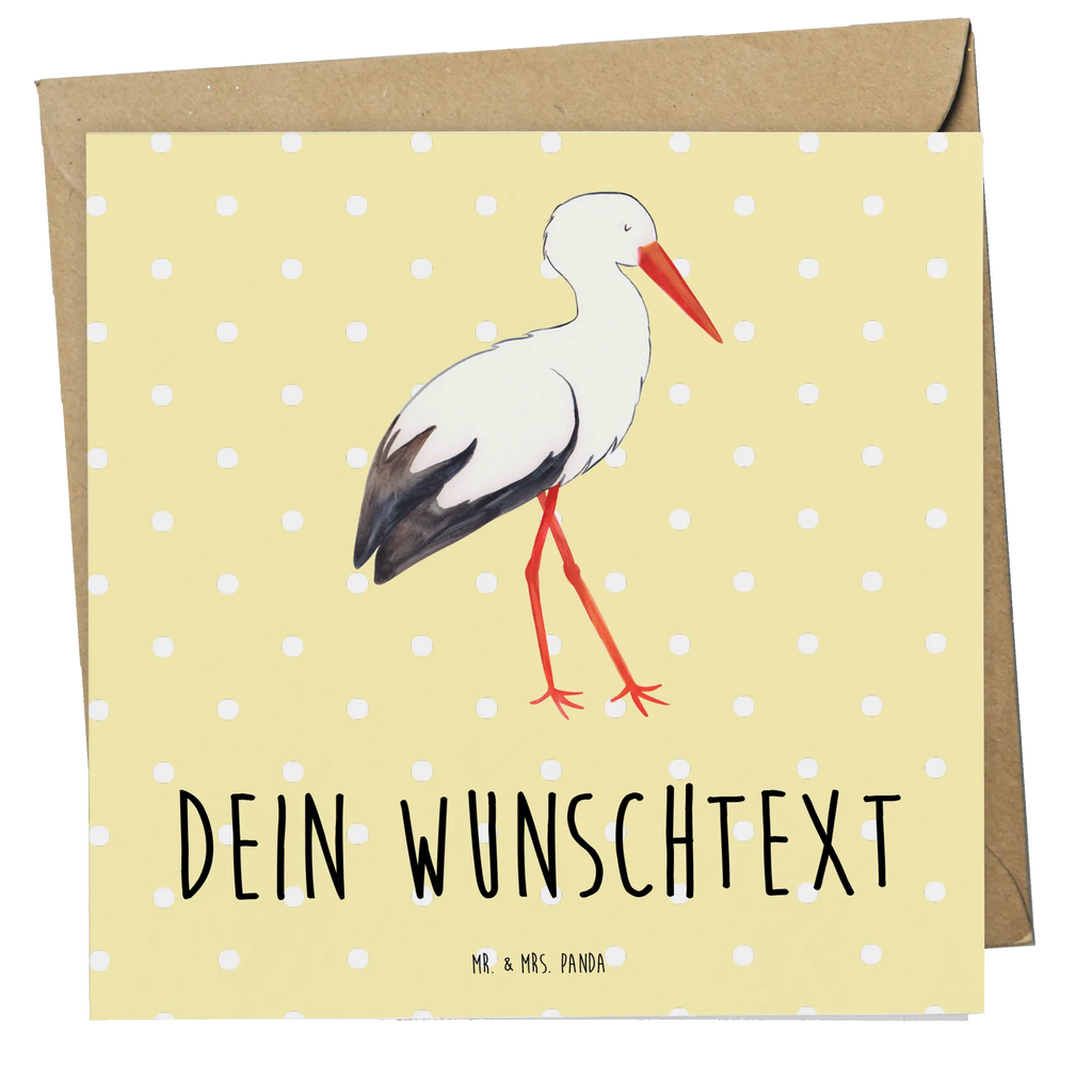 Personalisierte Deluxe Karte Storch Personalisierte Grußkarte, Personalisiertere Klappkarte, Personalisierte Einladungskarte, Personalisierte Glückwunschkarte, Personalisierte Hochzeitskarte, Personalisierte Geburtstagskarte, Grußkarte mit Namen, Grußkarte selber drucken, Grußkarte selbst gestalten, Grußkarte mit persönlichen Nachrichten, Grußkarte als Geldgeschenk, Grußkarten personalisiert, Personalisierte Karte, Tiermotive, Gute Laune, lustige Sprüche, Tiere, Storch, Störche, Schwangerschaft, Geburt, Mutter, Mütter, Mutter werden, Schwanger, Babybauch, Baby