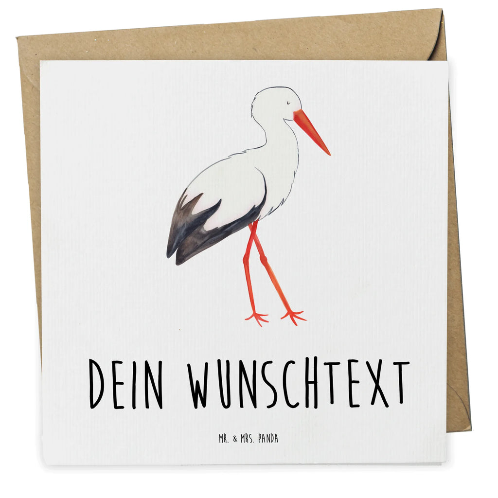 Personalisierte Deluxe Karte Storch Personalisierte Grußkarte, Personalisiertere Klappkarte, Personalisierte Einladungskarte, Personalisierte Glückwunschkarte, Personalisierte Hochzeitskarte, Personalisierte Geburtstagskarte, Grußkarte mit Namen, Grußkarte selber drucken, Grußkarte selbst gestalten, Grußkarte mit persönlichen Nachrichten, Grußkarte als Geldgeschenk, Grußkarten personalisiert, Personalisierte Karte, Tiermotive, Gute Laune, lustige Sprüche, Tiere, Storch, Störche, Schwangerschaft, Geburt, Mutter, Mütter, Mutter werden, Schwanger, Babybauch, Baby