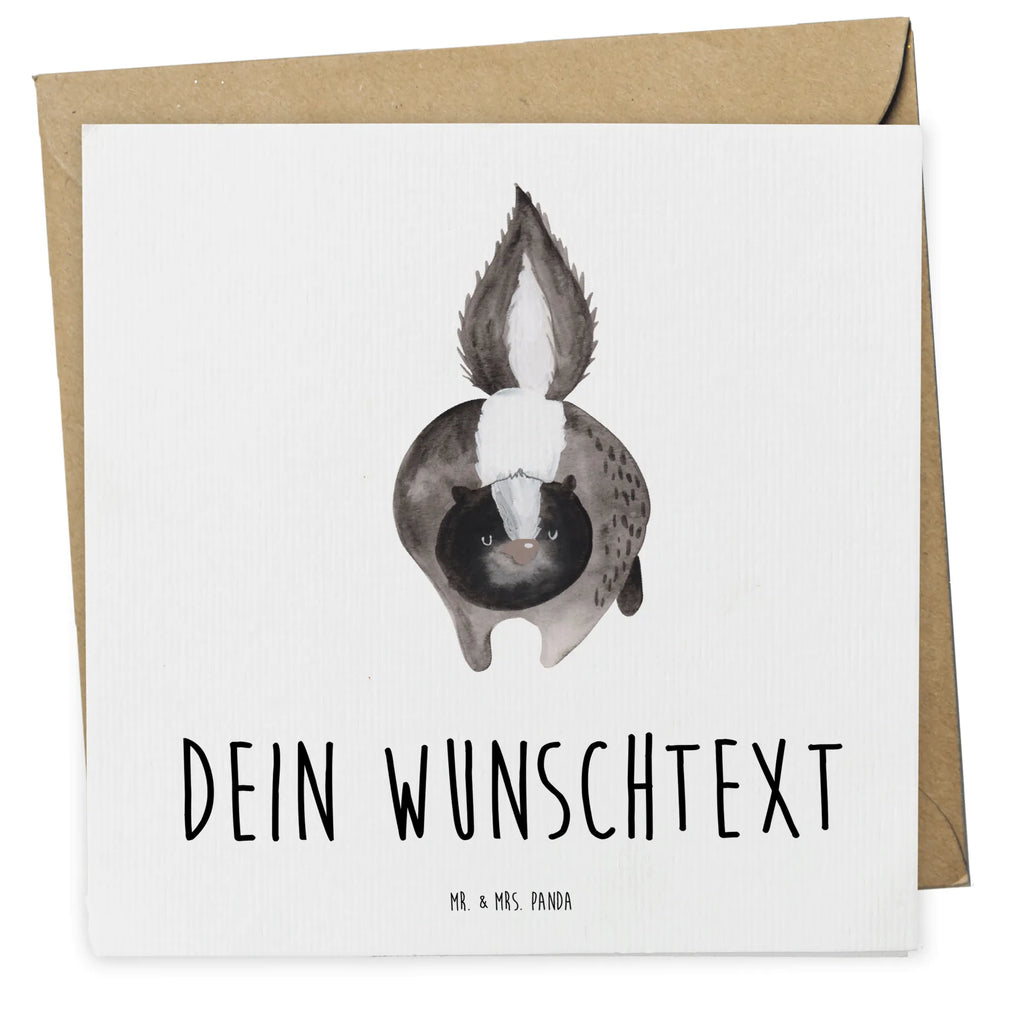 Personalisierte Deluxe Karte Stinktier Angriff Personalisierte Grußkarte, Personalisiertere Klappkarte, Personalisierte Einladungskarte, Personalisierte Glückwunschkarte, Personalisierte Hochzeitskarte, Personalisierte Geburtstagskarte, Grußkarte mit Namen, Grußkarte selber drucken, Grußkarte selbst gestalten, Grußkarte mit persönlichen Nachrichten, Grußkarte als Geldgeschenk, Grußkarten personalisiert, Personalisierte Karte, Stinktier, Skunk, Wildtier, Raubtier, Stinker, Stinki, wütend, Drohung