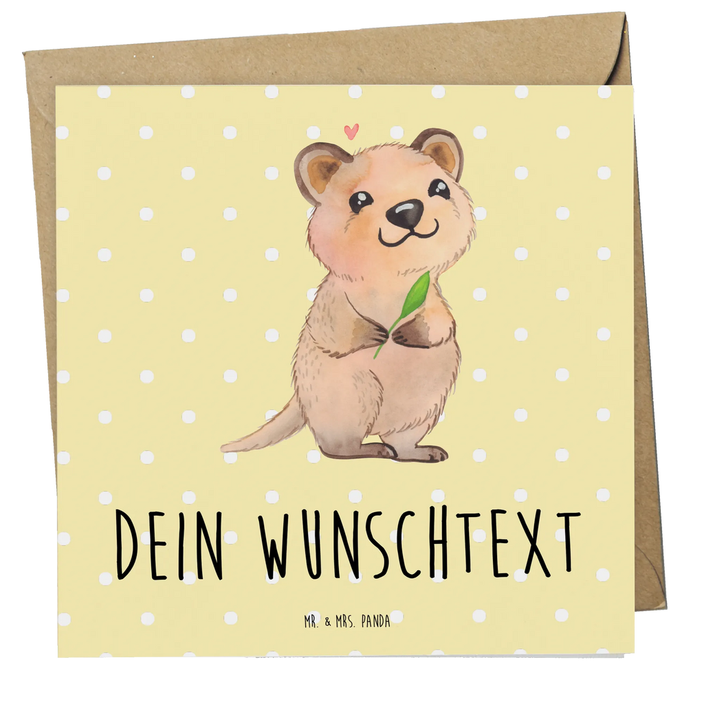 Personalisierte Deluxe Karte Quokka Happy Personalisierte Grußkarte, Personalisiertere Klappkarte, Personalisierte Einladungskarte, Personalisierte Glückwunschkarte, Personalisierte Hochzeitskarte, Personalisierte Geburtstagskarte, Grußkarte mit Namen, Grußkarte selber drucken, Grußkarte selbst gestalten, Grußkarte mit persönlichen Nachrichten, Grußkarte als Geldgeschenk, Grußkarten personalisiert, Personalisierte Karte, Tiermotive, Gute Laune, lustige Sprüche, Tiere, Quokka, Verschieben, Aufschieberitis, Lustiger Spruch, Niedliches Tier, Dinge erledigen