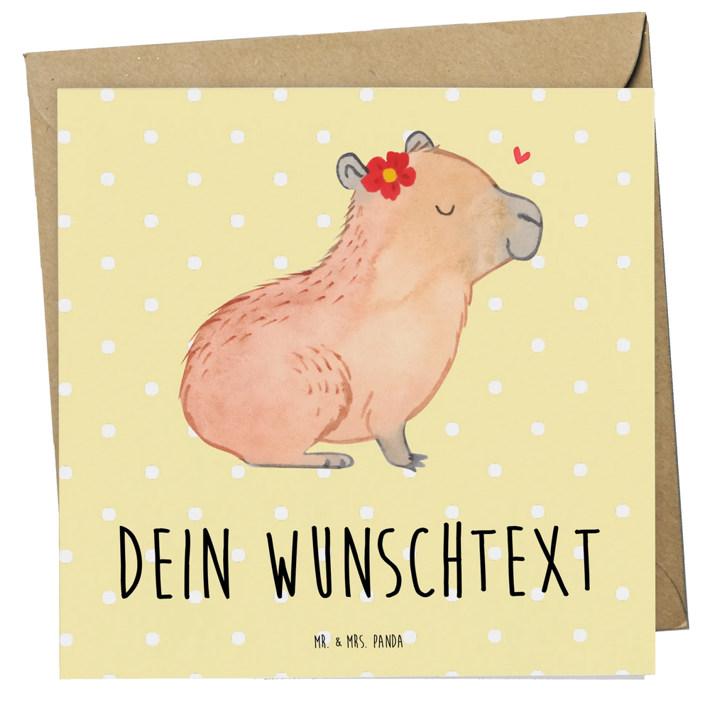 Personalisierte Deluxe Karte Capybara Blume Personalisierte Grußkarte, Personalisiertere Klappkarte, Personalisierte Einladungskarte, Personalisierte Glückwunschkarte, Personalisierte Hochzeitskarte, Personalisierte Geburtstagskarte, Grußkarte mit Namen, Grußkarte selber drucken, Grußkarte selbst gestalten, Grußkarte mit persönlichen Nachrichten, Grußkarte als Geldgeschenk, Grußkarten personalisiert, Personalisierte Karte, Tiermotive, Gute Laune, lustige Sprüche, Tiere, Capybara