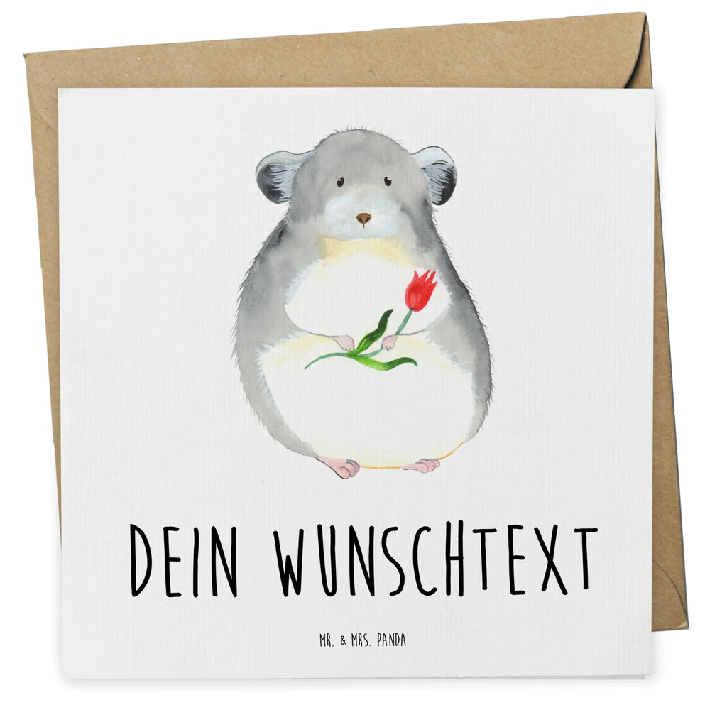 Personalisierte Deluxe Karte Chinchilla Blume Personalisierte Grußkarte, Personalisiertere Klappkarte, Personalisierte Einladungskarte, Personalisierte Glückwunschkarte, Personalisierte Hochzeitskarte, Personalisierte Geburtstagskarte, Grußkarte mit Namen, Grußkarte selber drucken, Grußkarte selbst gestalten, Grußkarte mit persönlichen Nachrichten, Grußkarte als Geldgeschenk, Grußkarten personalisiert, Personalisierte Karte, Tiermotive, Gute Laune, lustige Sprüche, Tiere, Chinchilla, Chinchillas, Liebeskummer, Kummer, Depressionen, traurig sein, Chaos, Glücklichsein, Büro, Büroalltag