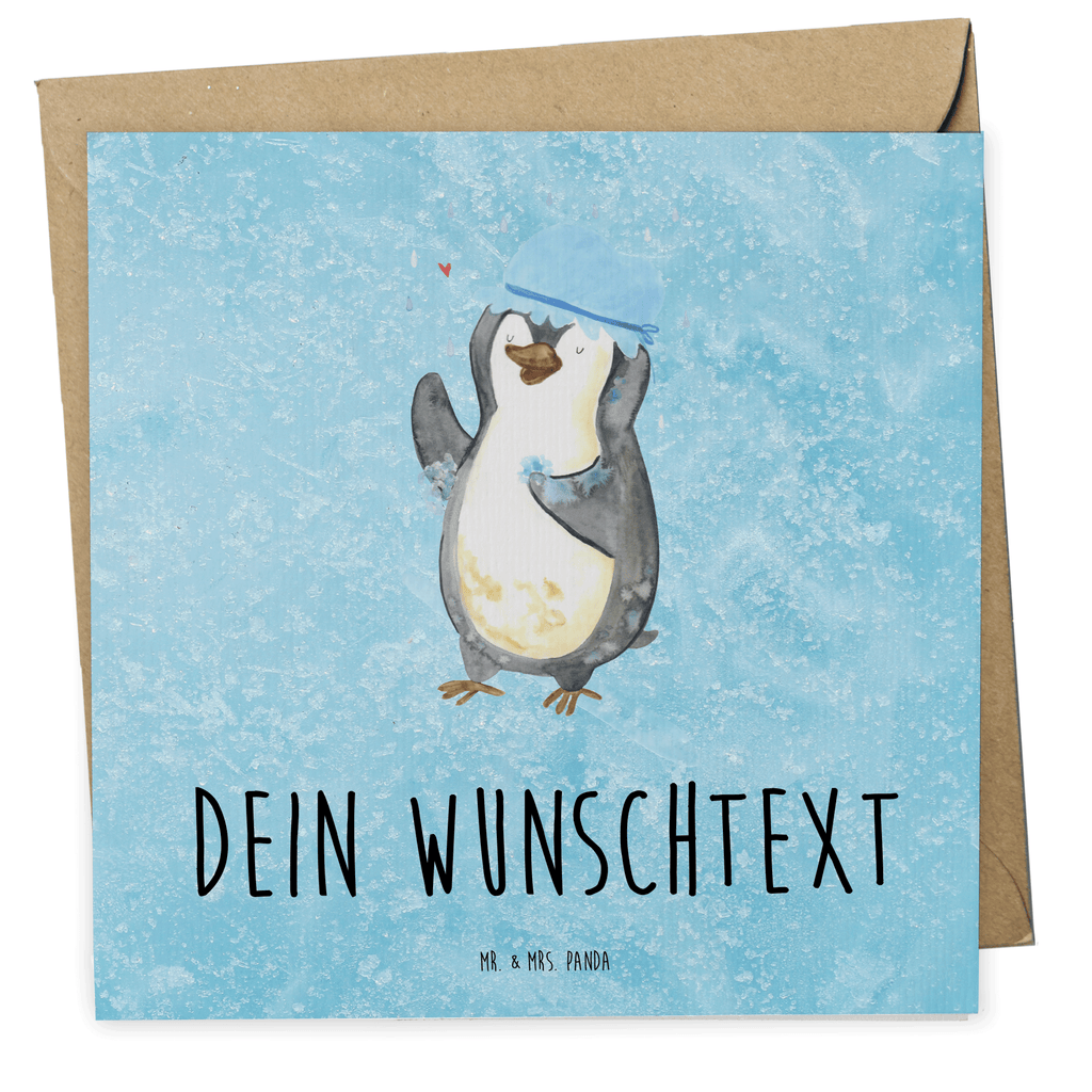 Personalisierte Deluxe Karte Pinguin Duschen Personalisierte Grußkarte, Personalisiertere Klappkarte, Personalisierte Einladungskarte, Personalisierte Glückwunschkarte, Personalisierte Hochzeitskarte, Personalisierte Geburtstagskarte, Grußkarte mit Namen, Grußkarte selber drucken, Grußkarte selbst gestalten, Grußkarte mit persönlichen Nachrichten, Grußkarte als Geldgeschenk, Grußkarten personalisiert, Personalisierte Karte, Pinguin, Pinguine, Dusche, duschen, Lebensmotto, Motivation, Neustart, Neuanfang, glücklich sein