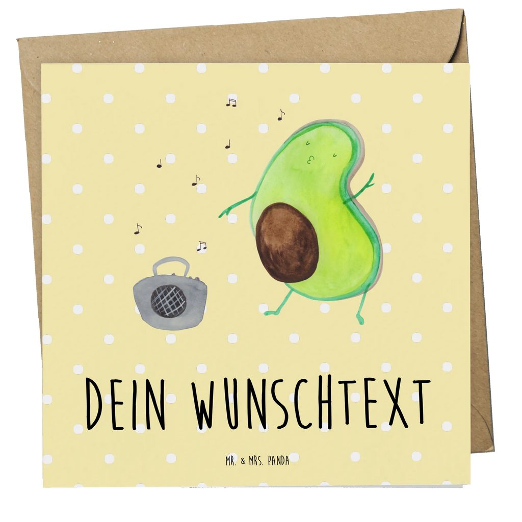 Personalisierte Deluxe Karte Avocado Tanzen Personalisierte Grußkarte, Personalisiertere Klappkarte, Personalisierte Einladungskarte, Personalisierte Glückwunschkarte, Personalisierte Hochzeitskarte, Personalisierte Geburtstagskarte, Grußkarte mit Namen, Grußkarte selber drucken, Grußkarte selbst gestalten, Grußkarte mit persönlichen Nachrichten, Grußkarte als Geldgeschenk, Grußkarten personalisiert, Personalisierte Karte, Avocado, Veggie, Vegan, Gesund