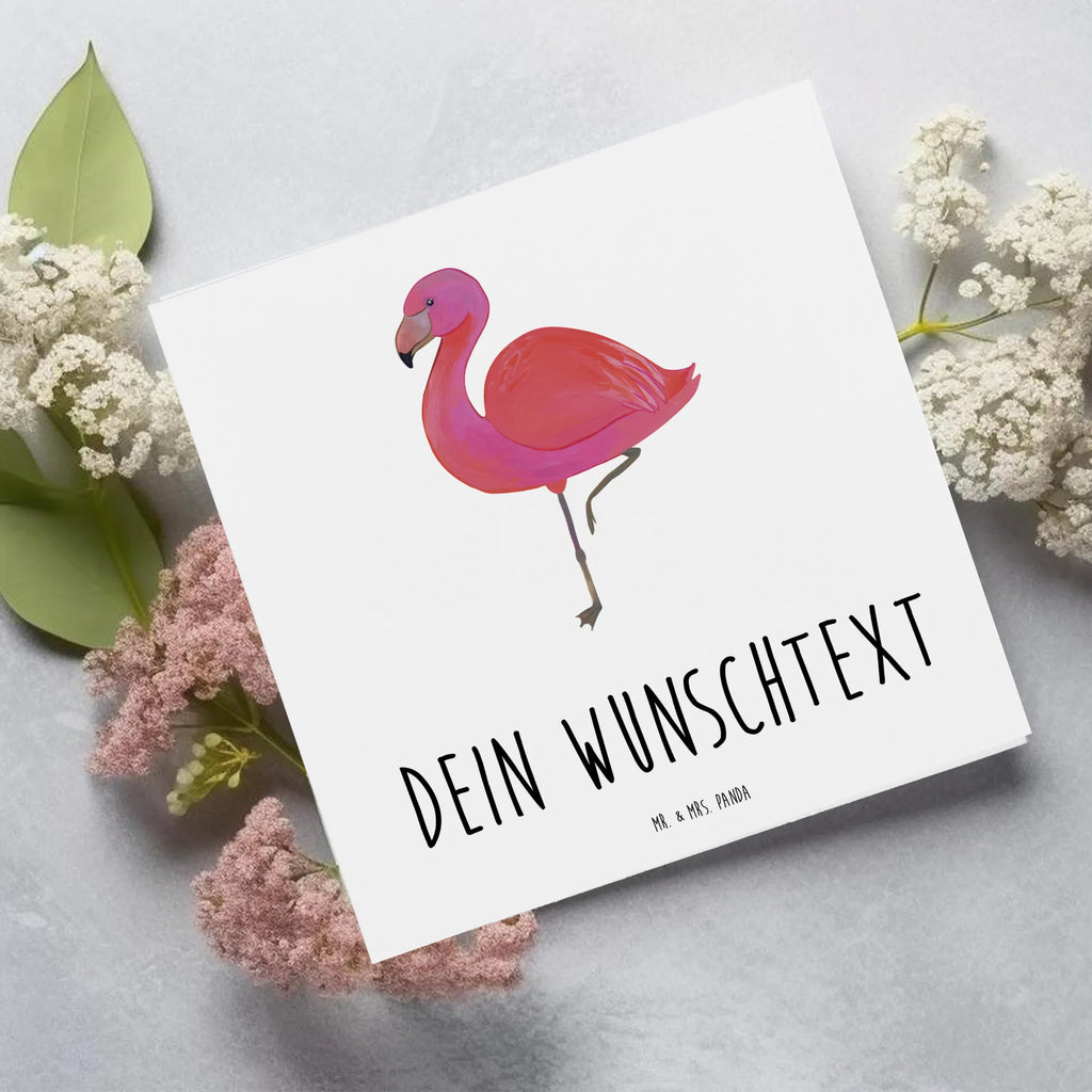 Personalisierte Deluxe Karte Flamingo Classic Personalisierte Grußkarte, Personalisiertere Klappkarte, Personalisierte Einladungskarte, Personalisierte Glückwunschkarte, Personalisierte Hochzeitskarte, Personalisierte Geburtstagskarte, Grußkarte mit Namen, Grußkarte selber drucken, Grußkarte selbst gestalten, Grußkarte mit persönlichen Nachrichten, Grußkarte als Geldgeschenk, Grußkarten personalisiert, Personalisierte Karte, Flamingo, Einzigartig, Selbstliebe, Stolz, ich, für mich, Spruch, Freundin, Freundinnen, Außenseiter, Sohn, Tochter, Geschwister