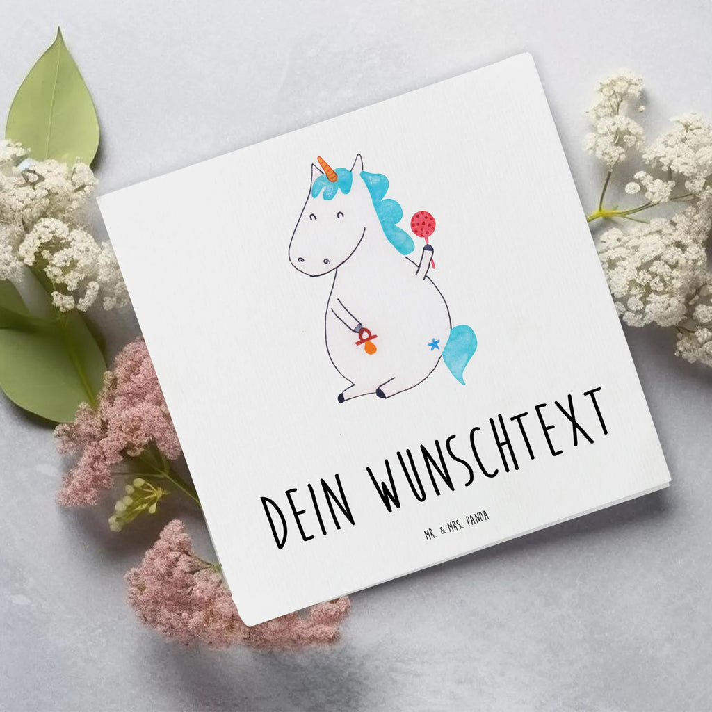 Personalisierte Deluxe Karte Einhorn Baby Personalisierte Grußkarte, Personalisiertere Klappkarte, Personalisierte Einladungskarte, Personalisierte Glückwunschkarte, Personalisierte Hochzeitskarte, Personalisierte Geburtstagskarte, Grußkarte mit Namen, Grußkarte selber drucken, Grußkarte selbst gestalten, Grußkarte mit persönlichen Nachrichten, Grußkarte als Geldgeschenk, Grußkarten personalisiert, Personalisierte Karte, Einhorn, Einhörner, Einhorn Deko, Pegasus, Unicorn, Mutter, Geburt, Geburtstag, erstes Kind, Baby, Babyglück, Nachwuchs, Eltern, Party, Kind, Schnuller