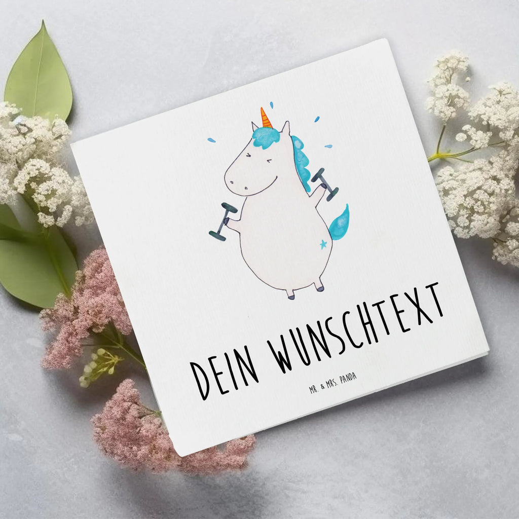 Personalisierte Deluxe Karte Einhorn Fitness Personalisierte Grußkarte, Personalisiertere Klappkarte, Personalisierte Einladungskarte, Personalisierte Glückwunschkarte, Personalisierte Hochzeitskarte, Personalisierte Geburtstagskarte, Grußkarte mit Namen, Grußkarte selber drucken, Grußkarte selbst gestalten, Grußkarte mit persönlichen Nachrichten, Grußkarte als Geldgeschenk, Grußkarten personalisiert, Personalisierte Karte, Einhorn, Einhörner, Einhorn Deko, Unicorn, Gym, Fitness, Fitnessstudio, Diät, Abnehmen, Sport, Pumpen, Geräte, Sixpack