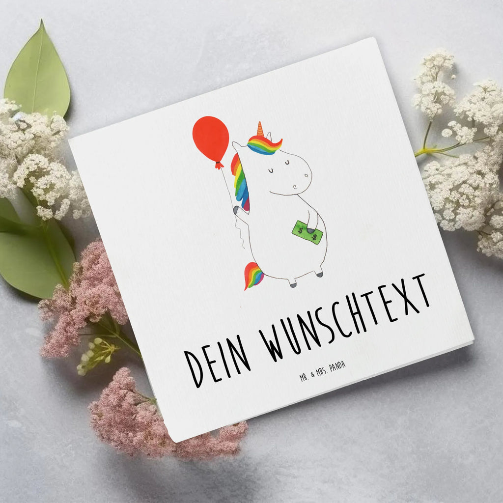 Personalisierte Deluxe Karte Einhorn Luftballon Personalisierte Grußkarte, Personalisiertere Klappkarte, Personalisierte Einladungskarte, Personalisierte Glückwunschkarte, Personalisierte Hochzeitskarte, Personalisierte Geburtstagskarte, Grußkarte mit Namen, Grußkarte selber drucken, Grußkarte selbst gestalten, Grußkarte mit persönlichen Nachrichten, Grußkarte als Geldgeschenk, Grußkarten personalisiert, Personalisierte Karte, Einhorn, Einhörner, Einhorn Deko, Pegasus, Unicorn, Luftballon, Geld, Lebenslust, Freude, Geschenk, Freundin