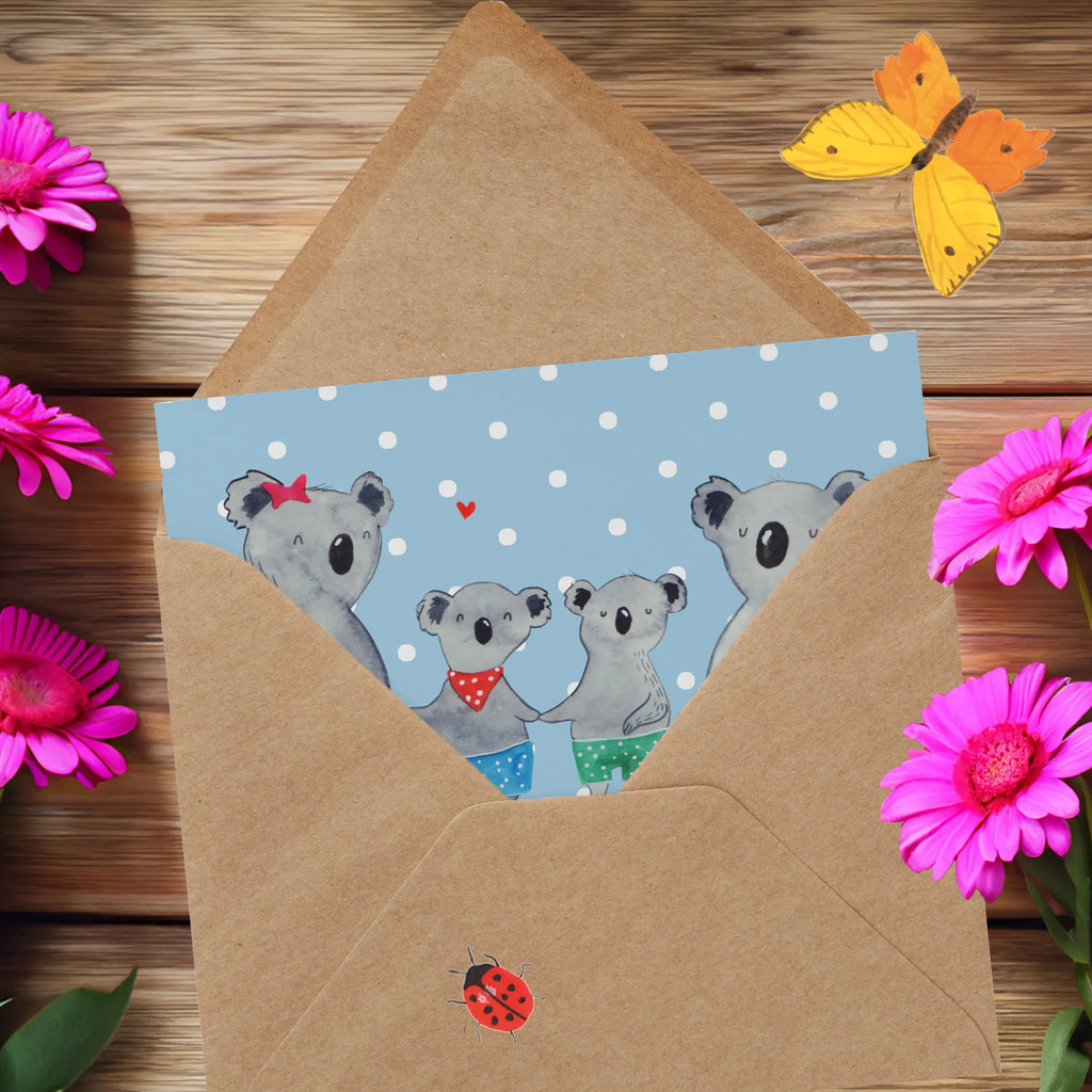 Personalisierte Deluxe Karte Koala Familie zwei Personalisierte Grußkarte, Personalisiertere Klappkarte, Personalisierte Einladungskarte, Personalisierte Glückwunschkarte, Personalisierte Hochzeitskarte, Personalisierte Geburtstagskarte, Grußkarte mit Namen, Grußkarte selber drucken, Grußkarte selbst gestalten, Grußkarte mit persönlichen Nachrichten, Grußkarte als Geldgeschenk, Grußkarten personalisiert, Personalisierte Karte, Familie, Vatertag, Muttertag, Bruder, Schwester, Mama, Papa, Oma, Opa, Koala, Koalabär, beste Familie, Familienzeit, Familienleben, Koalafamilie, Lieblingsfamilie