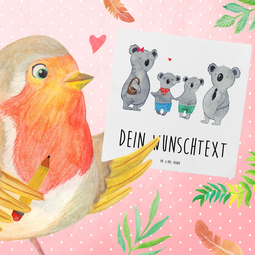 Personalisierte Deluxe Karte Koala Familie zwei Personalisierte Grußkarte, Personalisiertere Klappkarte, Personalisierte Einladungskarte, Personalisierte Glückwunschkarte, Personalisierte Hochzeitskarte, Personalisierte Geburtstagskarte, Grußkarte mit Namen, Grußkarte selber drucken, Grußkarte selbst gestalten, Grußkarte mit persönlichen Nachrichten, Grußkarte als Geldgeschenk, Grußkarten personalisiert, Personalisierte Karte, Familie, Vatertag, Muttertag, Bruder, Schwester, Mama, Papa, Oma, Opa, Koala, Koalabär, beste Familie, Familienzeit, Familienleben, Koalafamilie, Lieblingsfamilie