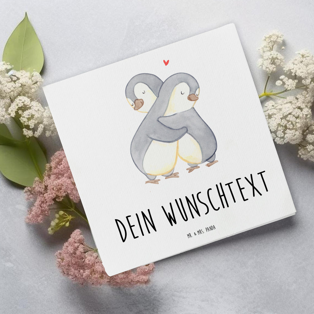 Personalisierte Deluxe Karte Pinguine Kuscheln Personalisierte Grußkarte, Personalisiertere Klappkarte, Personalisierte Einladungskarte, Personalisierte Glückwunschkarte, Personalisierte Hochzeitskarte, Personalisierte Geburtstagskarte, Grußkarte mit Namen, Grußkarte selber drucken, Grußkarte selbst gestalten, Grußkarte mit persönlichen Nachrichten, Grußkarte als Geldgeschenk, Grußkarten personalisiert, Personalisierte Karte, Liebe, Partner, Freund, Freundin, Ehemann, Ehefrau, Heiraten, Verlobung, Heiratsantrag, Liebesgeschenk, Jahrestag, Hocheitstag, Valentinstag, Geschenk für Frauen, Hochzeitstag, Mitbringsel, Geschenk für Freundin, Geschenk für Partner, Liebesbeweis, für Männer, für Ehemann