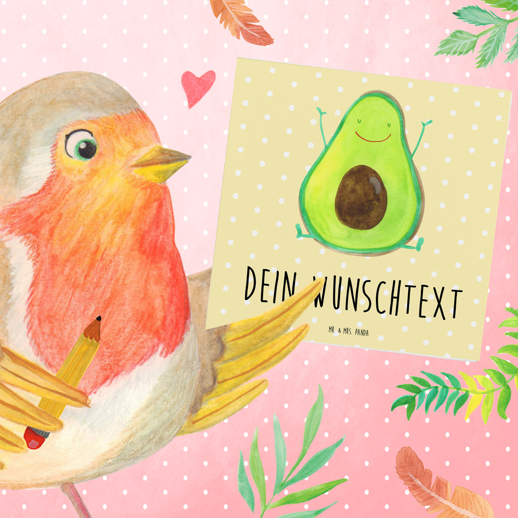 Personalisierte Deluxe Karte Avocado Glücklich Personalisierte Grußkarte, Personalisiertere Klappkarte, Personalisierte Einladungskarte, Personalisierte Glückwunschkarte, Personalisierte Hochzeitskarte, Personalisierte Geburtstagskarte, Grußkarte mit Namen, Grußkarte selber drucken, Grußkarte selbst gestalten, Grußkarte mit persönlichen Nachrichten, Grußkarte als Geldgeschenk, Grußkarten personalisiert, Personalisierte Karte, Avocado, Veggie, Vegan, Gesund, Chaos