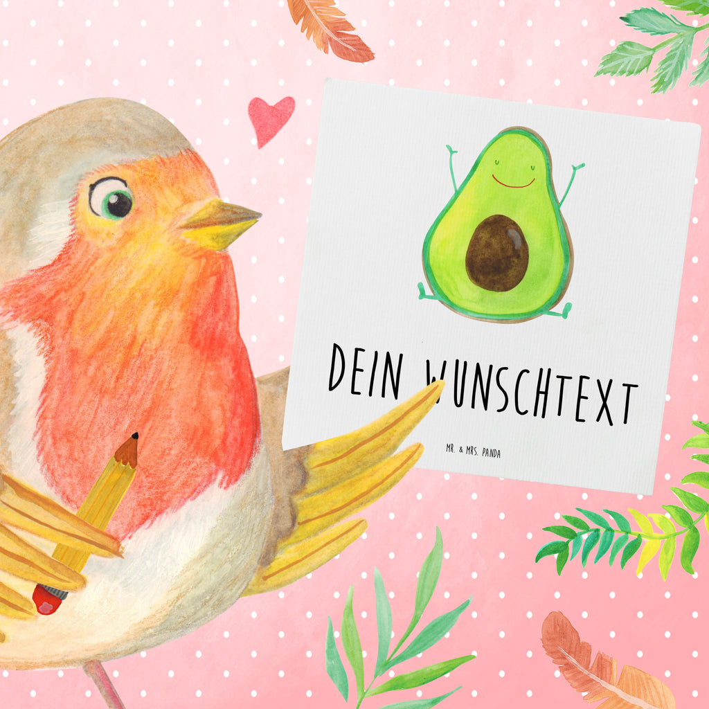 Personalisierte Deluxe Karte Avocado Glücklich Personalisierte Grußkarte, Personalisiertere Klappkarte, Personalisierte Einladungskarte, Personalisierte Glückwunschkarte, Personalisierte Hochzeitskarte, Personalisierte Geburtstagskarte, Grußkarte mit Namen, Grußkarte selber drucken, Grußkarte selbst gestalten, Grußkarte mit persönlichen Nachrichten, Grußkarte als Geldgeschenk, Grußkarten personalisiert, Personalisierte Karte, Avocado, Veggie, Vegan, Gesund, Chaos