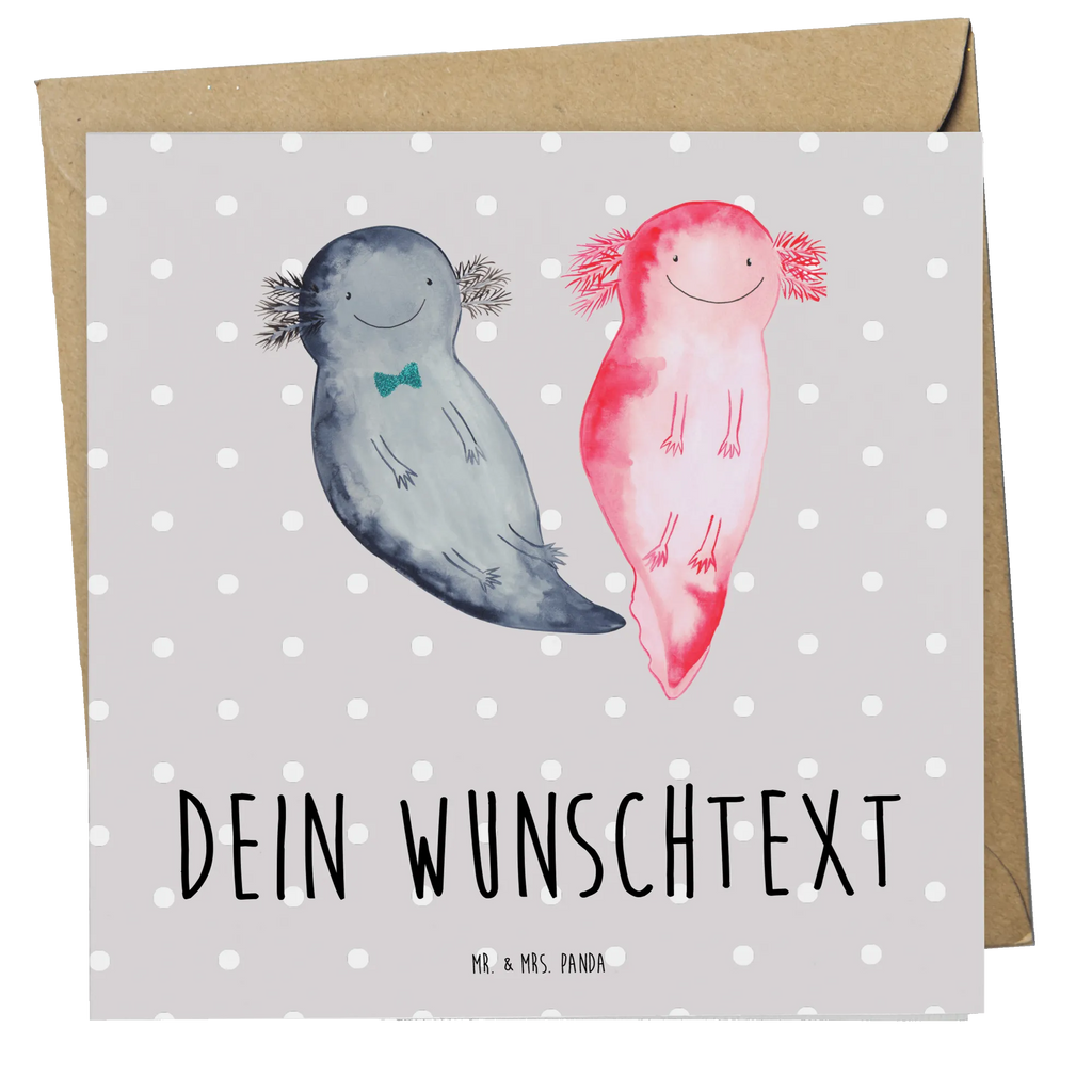 Personalisierte Deluxe Karte Axolotl Freundin Personalisierte Grußkarte, Personalisiertere Klappkarte, Personalisierte Einladungskarte, Personalisierte Glückwunschkarte, Personalisierte Hochzeitskarte, Personalisierte Geburtstagskarte, Grußkarte mit Namen, Grußkarte selber drucken, Grußkarte selbst gestalten, Grußkarte mit persönlichen Nachrichten, Grußkarte als Geldgeschenk, Grußkarten personalisiert, Personalisierte Karte, Axolotl, Molch, Axolot, Schwanzlurch, Lurch, Lurche, Liebe, große Liebe, Liebesbeweis, Freund, Verlobter, Ehemann, Jahrestag, Valentinstag