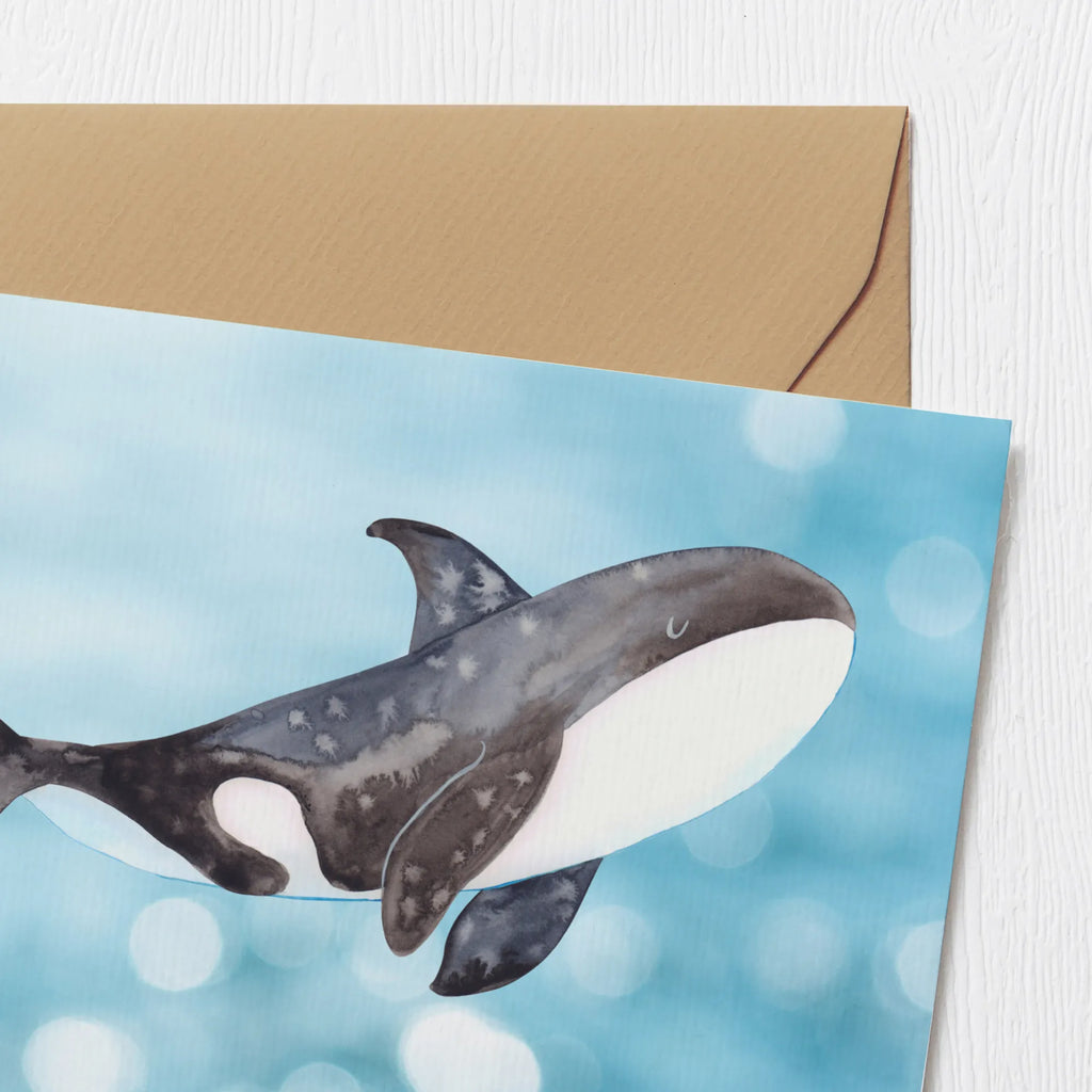 Personalisierte Deluxe Karte Orca Personalisierte Grußkarte, Personalisiertere Klappkarte, Personalisierte Einladungskarte, Personalisierte Glückwunschkarte, Personalisierte Hochzeitskarte, Personalisierte Geburtstagskarte, Grußkarte mit Namen, Grußkarte selber drucken, Grußkarte selbst gestalten, Grußkarte mit persönlichen Nachrichten, Grußkarte als Geldgeschenk, Grußkarten personalisiert, Personalisierte Karte, Meerestiere, Meer, Urlaub, Orca, Orcas, Killerwal, Wal, Möglichkeiten, Büro, Arbeit, Motivation, Selbstliebe, Neustart, Startup