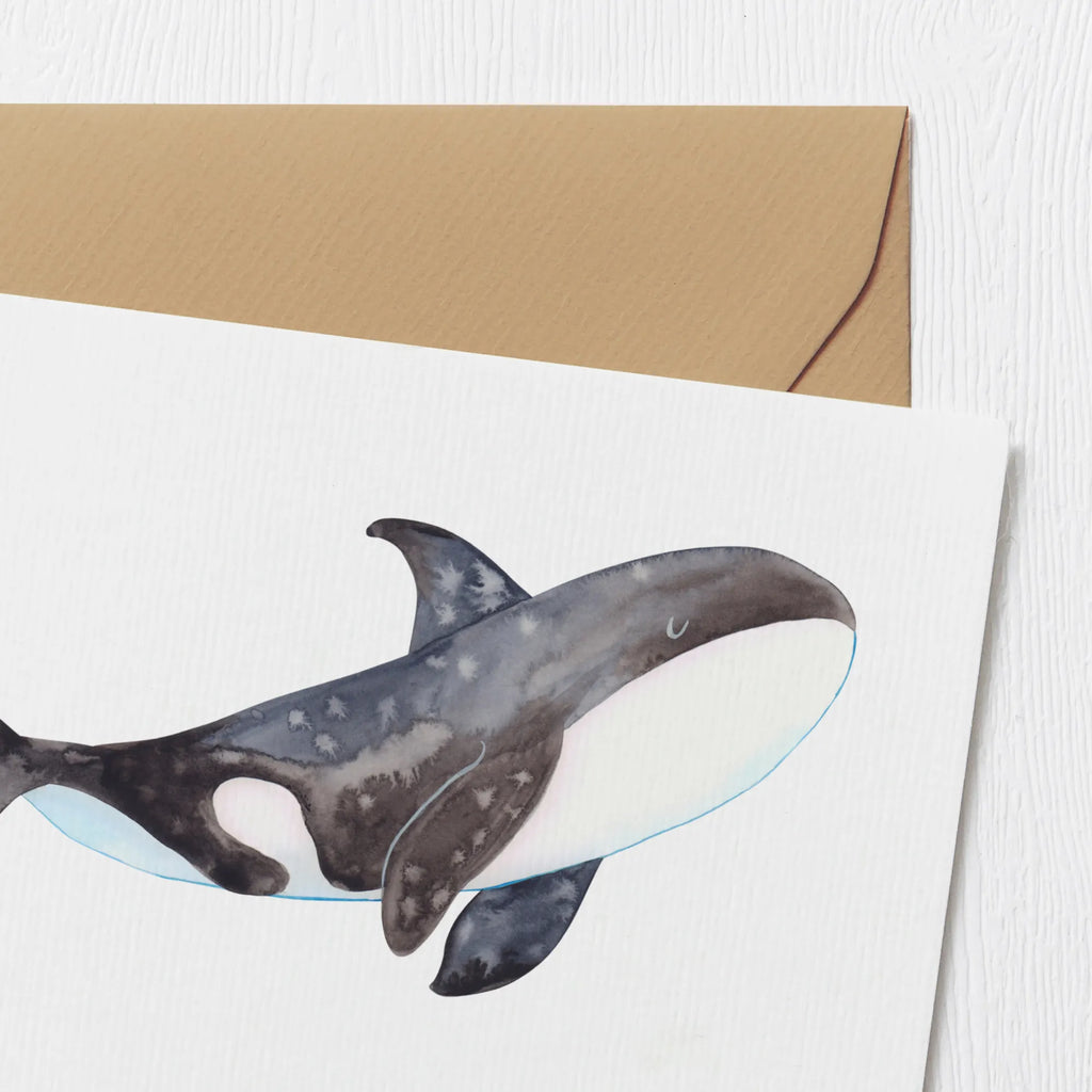 Personalisierte Deluxe Karte Orca Personalisierte Grußkarte, Personalisiertere Klappkarte, Personalisierte Einladungskarte, Personalisierte Glückwunschkarte, Personalisierte Hochzeitskarte, Personalisierte Geburtstagskarte, Grußkarte mit Namen, Grußkarte selber drucken, Grußkarte selbst gestalten, Grußkarte mit persönlichen Nachrichten, Grußkarte als Geldgeschenk, Grußkarten personalisiert, Personalisierte Karte, Meerestiere, Meer, Urlaub, Orca, Orcas, Killerwal, Wal, Möglichkeiten, Büro, Arbeit, Motivation, Selbstliebe, Neustart, Startup