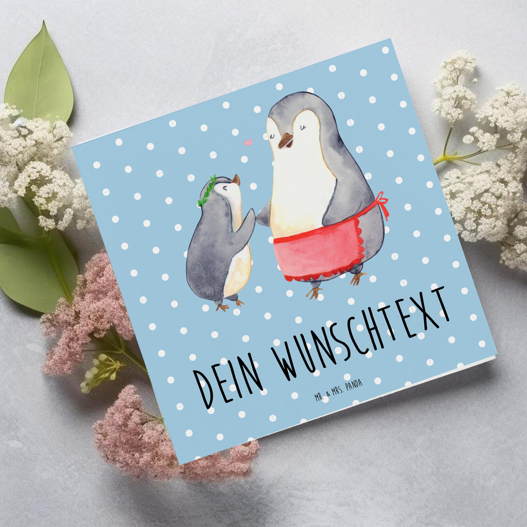 Personalisierte Deluxe Karte Pinguin mit Kind Personalisierte Grußkarte, Personalisiertere Klappkarte, Personalisierte Einladungskarte, Personalisierte Glückwunschkarte, Personalisierte Hochzeitskarte, Personalisierte Geburtstagskarte, Grußkarte mit Namen, Grußkarte selber drucken, Grußkarte selbst gestalten, Grußkarte mit persönlichen Nachrichten, Grußkarte als Geldgeschenk, Grußkarten personalisiert, Personalisierte Karte, Familie, Vatertag, Muttertag, Bruder, Schwester, Mama, Papa, Oma, Opa, Geschenk, Mami, Mutti, Mutter, Geburststag