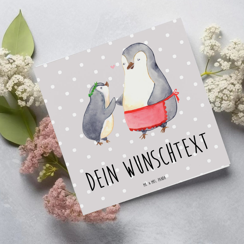 Personalisierte Deluxe Karte Pinguin mit Kind Personalisierte Grußkarte, Personalisiertere Klappkarte, Personalisierte Einladungskarte, Personalisierte Glückwunschkarte, Personalisierte Hochzeitskarte, Personalisierte Geburtstagskarte, Grußkarte mit Namen, Grußkarte selber drucken, Grußkarte selbst gestalten, Grußkarte mit persönlichen Nachrichten, Grußkarte als Geldgeschenk, Grußkarten personalisiert, Personalisierte Karte, Familie, Vatertag, Muttertag, Bruder, Schwester, Mama, Papa, Oma, Opa, Geschenk, Mami, Mutti, Mutter, Geburststag