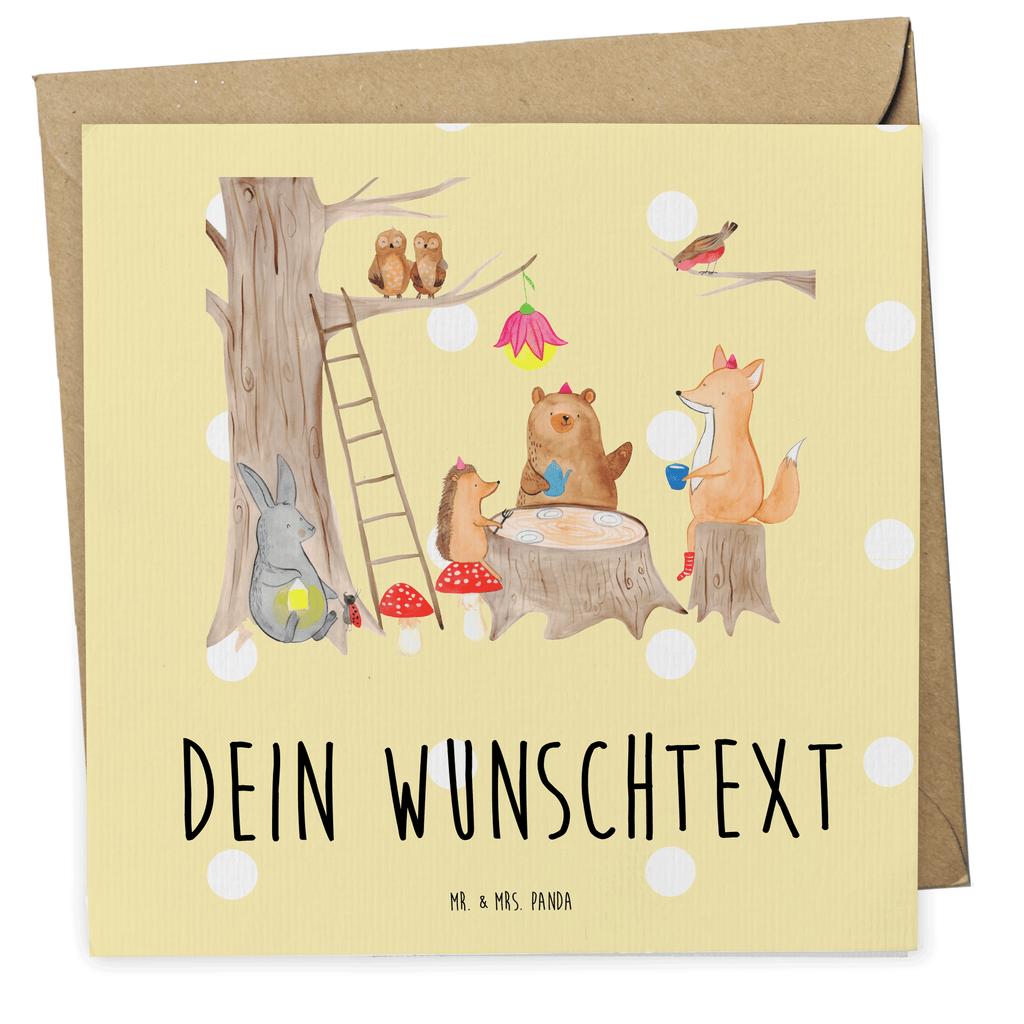 Personalisierte Deluxe Karte Waldtiere Picknick Personalisierte Grußkarte, Personalisiertere Klappkarte, Personalisierte Einladungskarte, Personalisierte Glückwunschkarte, Personalisierte Hochzeitskarte, Personalisierte Geburtstagskarte, Grußkarte mit Namen, Grußkarte selber drucken, Grußkarte selbst gestalten, Grußkarte mit persönlichen Nachrichten, Grußkarte als Geldgeschenk, Grußkarten personalisiert, Personalisierte Karte, Tiermotive, Gute Laune, lustige Sprüche, Tiere, Waldtiere, Picknick, Wald, Fuchs, Hase, Igel, Maus, Eichhörnchen