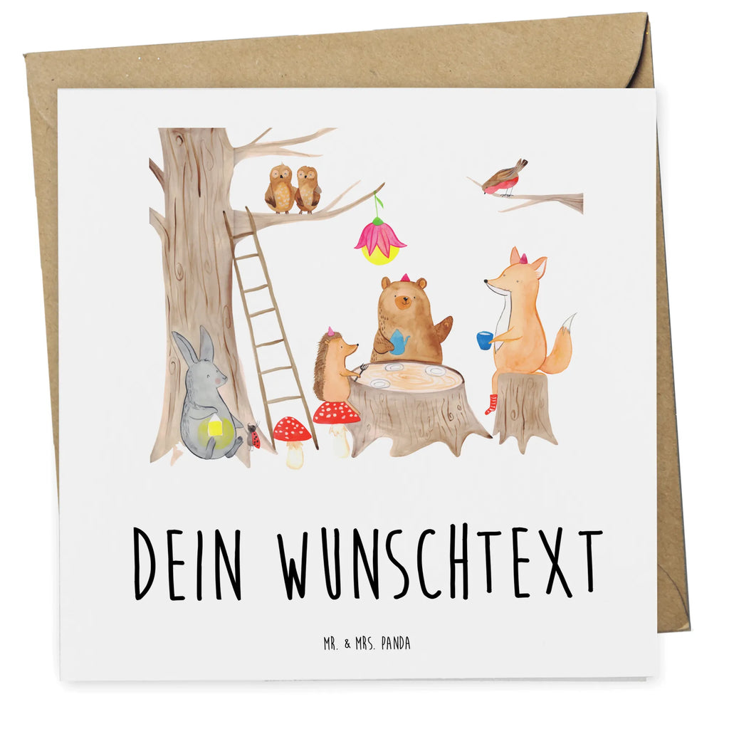 Personalisierte Deluxe Karte Waldtiere Picknick Personalisierte Grußkarte, Personalisiertere Klappkarte, Personalisierte Einladungskarte, Personalisierte Glückwunschkarte, Personalisierte Hochzeitskarte, Personalisierte Geburtstagskarte, Grußkarte mit Namen, Grußkarte selber drucken, Grußkarte selbst gestalten, Grußkarte mit persönlichen Nachrichten, Grußkarte als Geldgeschenk, Grußkarten personalisiert, Personalisierte Karte, Tiermotive, Gute Laune, lustige Sprüche, Tiere, Waldtiere, Picknick, Wald, Fuchs, Hase, Igel, Maus, Eichhörnchen