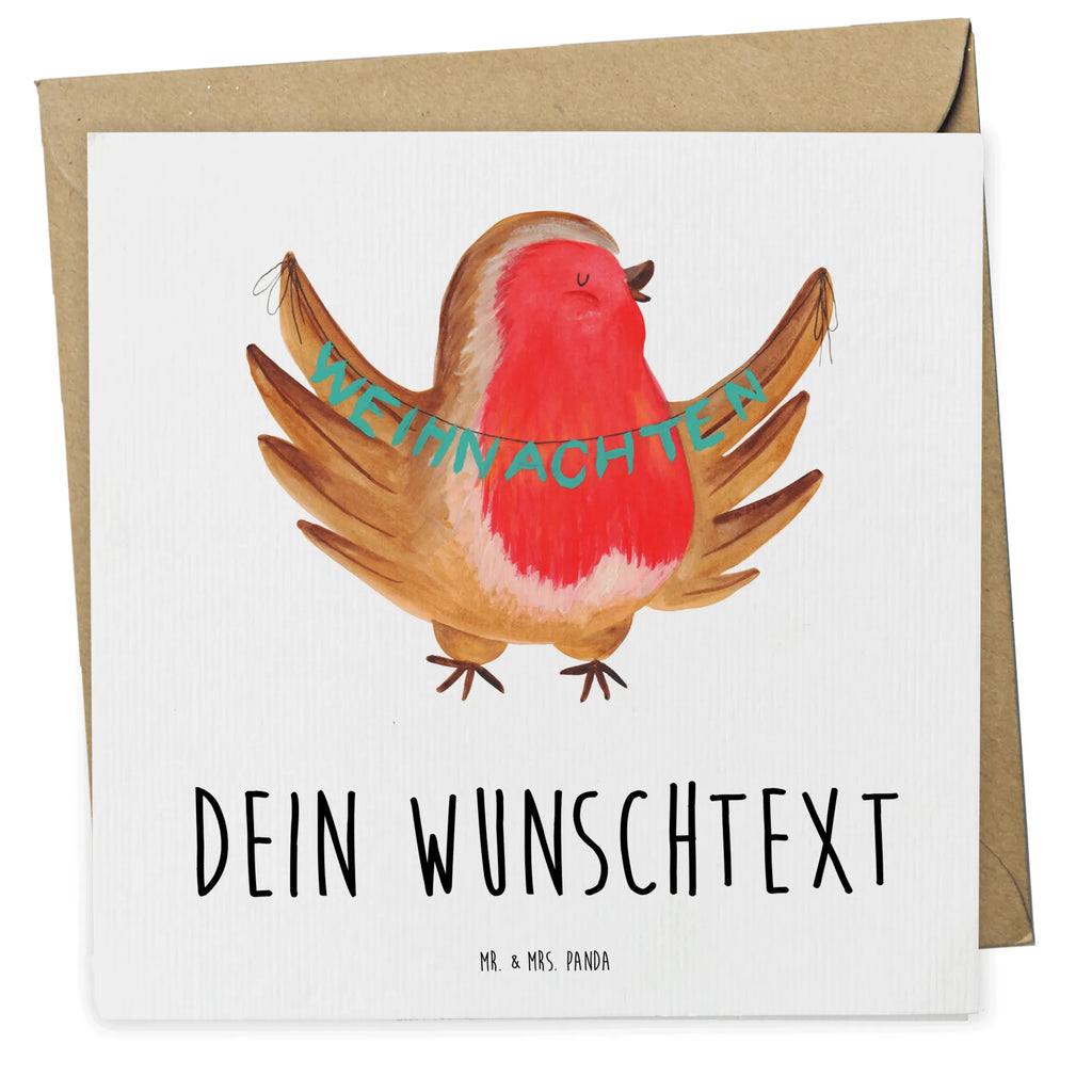 Personalisierte Deluxe Karte Rotkehlchen Weihnachten Personalisierte Grußkarte, Personalisiertere Klappkarte, Personalisierte Einladungskarte, Personalisierte Glückwunschkarte, Personalisierte Hochzeitskarte, Personalisierte Geburtstagskarte, Grußkarte mit Namen, Grußkarte selber drucken, Grußkarte selbst gestalten, Grußkarte mit persönlichen Nachrichten, Grußkarte als Geldgeschenk, Grußkarten personalisiert, Personalisierte Karte, Winter, Weihnachten, Weihnachtsdeko, Nikolaus, Advent, Heiligabend, Wintermotiv, Frohe Weihnachten, Weihnachtsmotiv, Weihnachtsgruß, Vogel, xmas