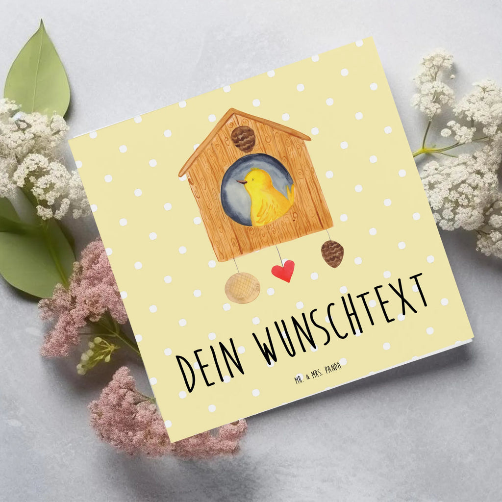 Personalisierte Deluxe Karte Vogel Haus Personalisierte Grußkarte, Personalisiertere Klappkarte, Personalisierte Einladungskarte, Personalisierte Glückwunschkarte, Personalisierte Hochzeitskarte, Personalisierte Geburtstagskarte, Grußkarte mit Namen, Grußkarte selber drucken, Grußkarte selbst gestalten, Grußkarte mit persönlichen Nachrichten, Grußkarte als Geldgeschenk, Grußkarten personalisiert, Personalisierte Karte, Tiermotive, Gute Laune, lustige Sprüche, Tiere, Vogel, Vögel, Vogelhaus, Vogelhäuschen, Home sweet home, Zuhause, Nest, Eigenheim, Familie, Wohnung, Haus, unser Haus, Lieblingsort, Castle